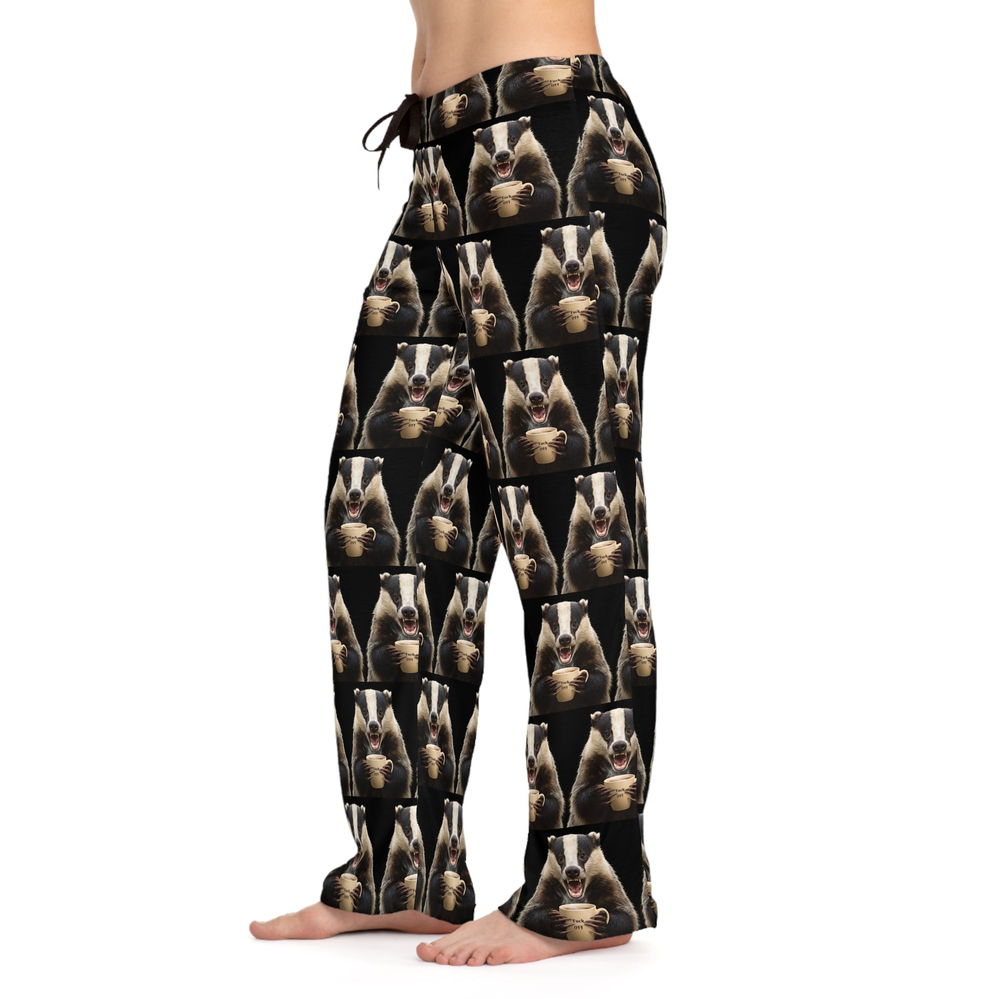 Angry Badger Women's Pajama Pants - Funny Gift for Mornings You Shouldn’t Be Approached