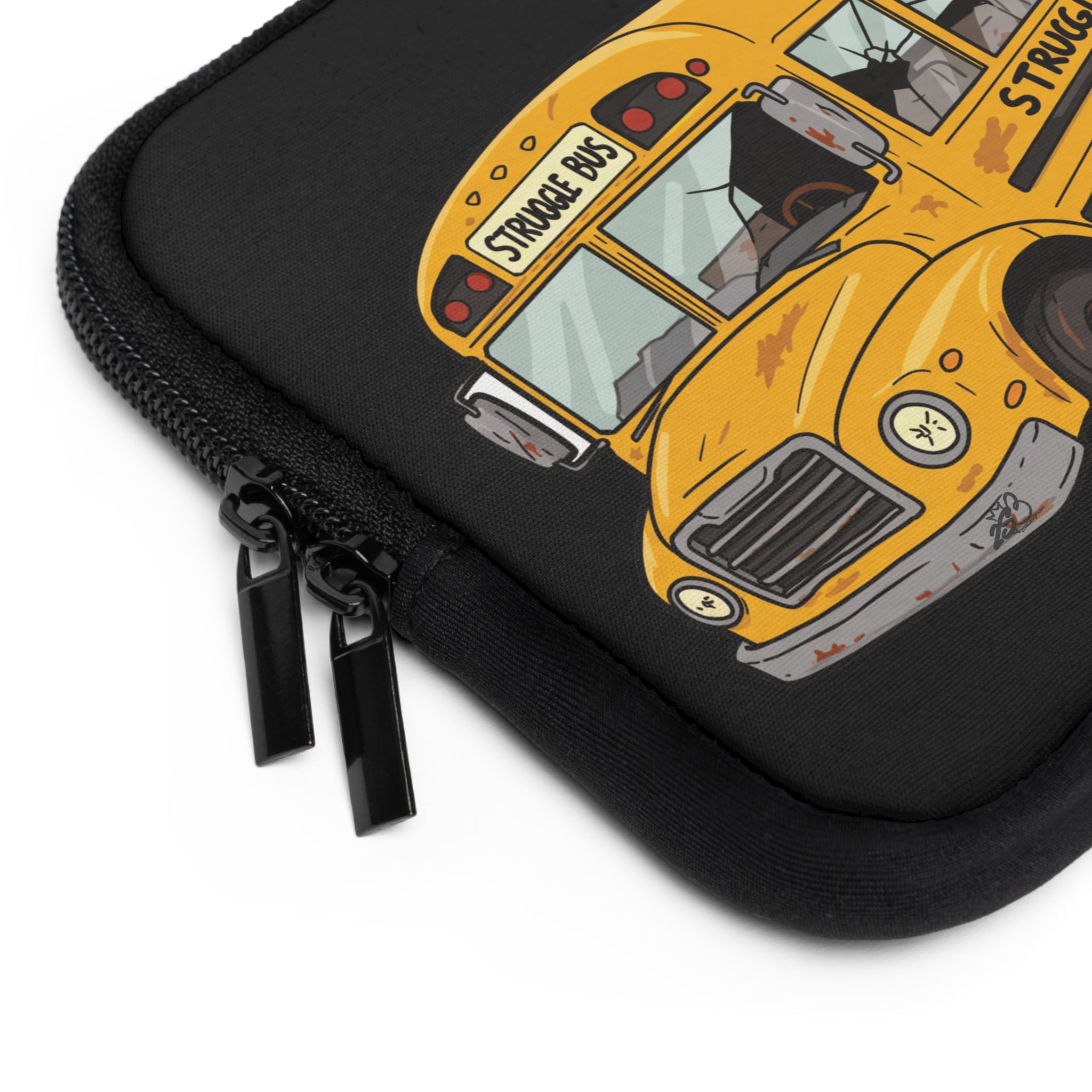 Struggle Bus Laptop/iPad/Kindle Sleeve – Protect Your Tech While You Fall Apart-Funny gift for Students, teachers, coworkers and friends