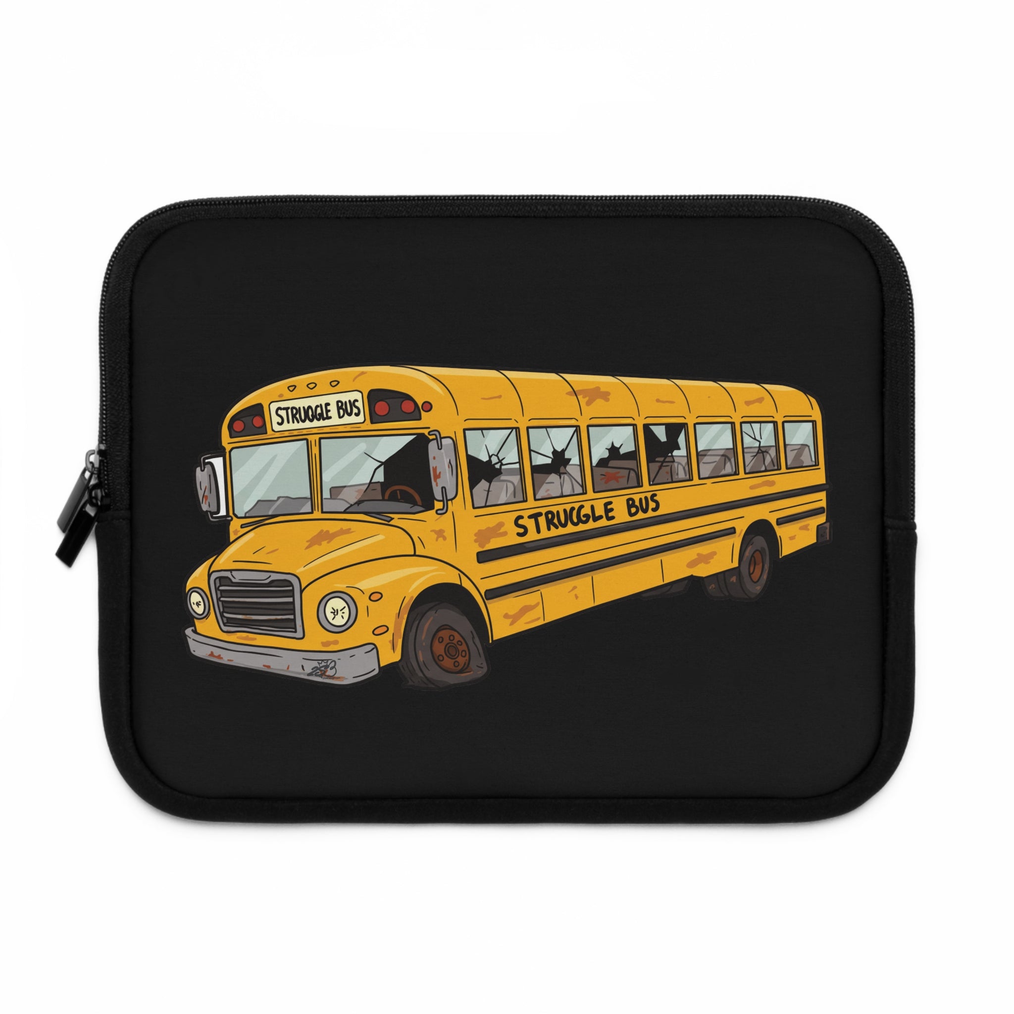 Struggle Bus Laptop/iPad/Kindle Sleeve – Protect Your Tech While You Fall Apart-Funny gift for Students, teachers, coworkers and friends