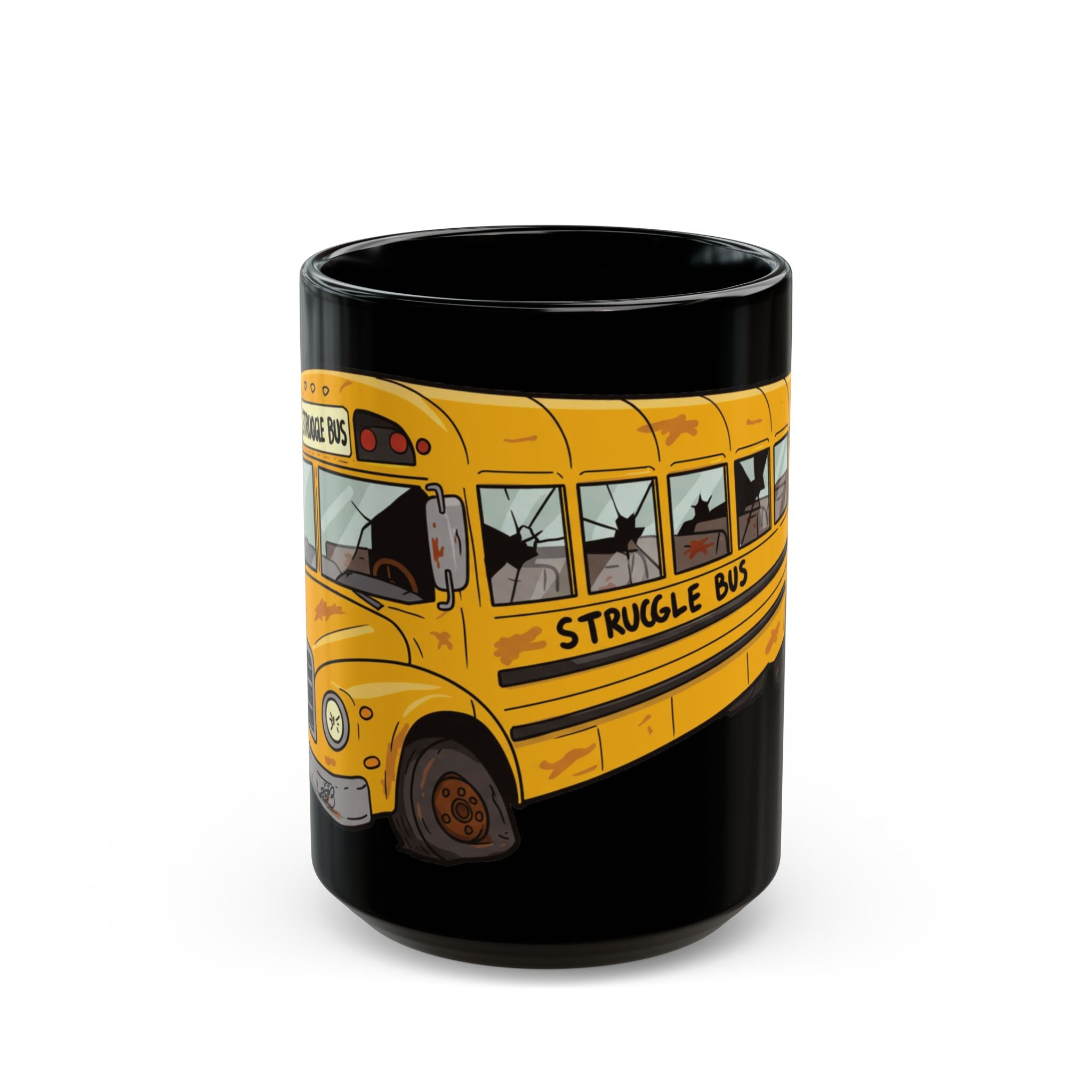 The Struggle Bus Coffee Mug – Fuel for When the Wheels Have Fully Fallen Off/ Gifts for Coworkers, friends and family