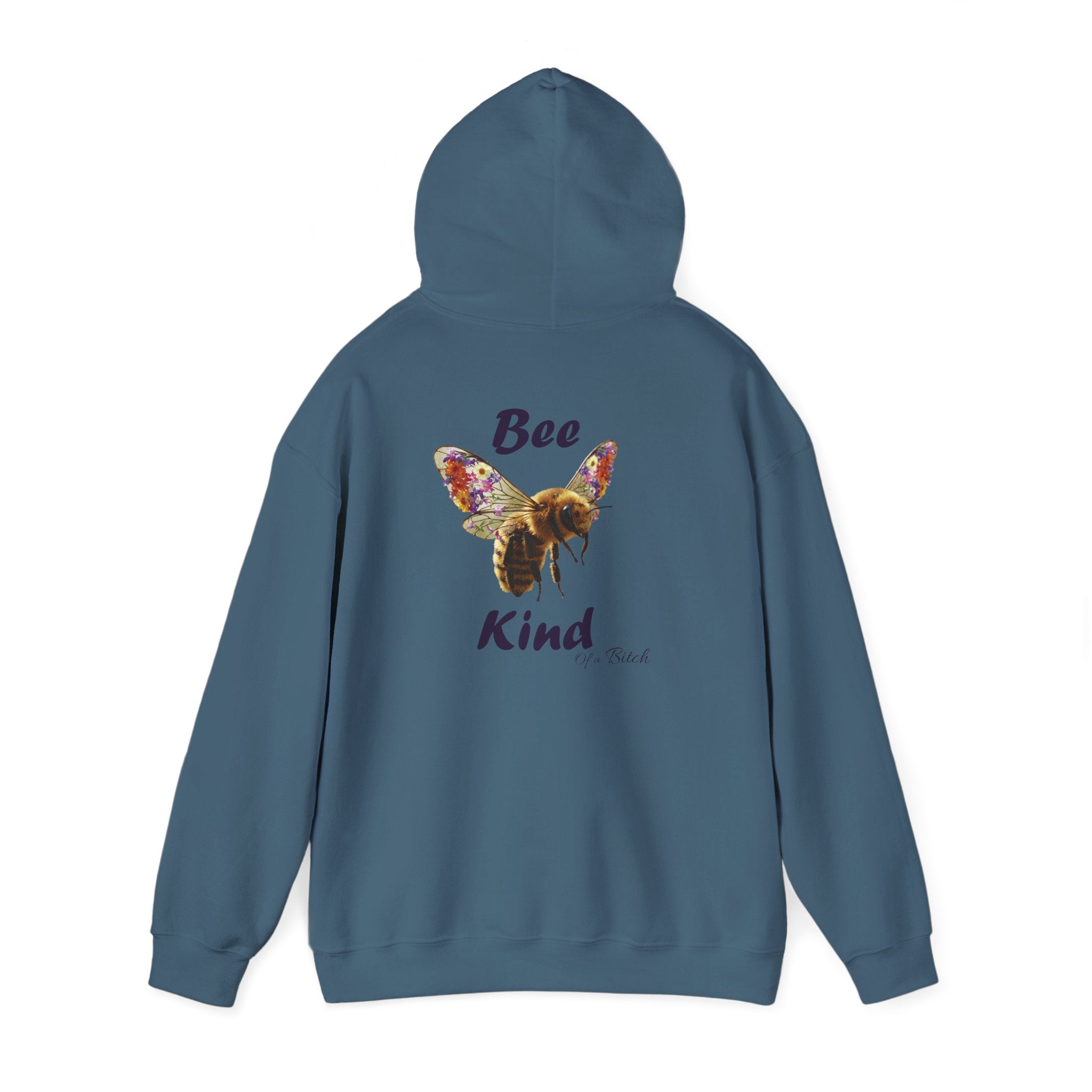 Funny "Bee Kind of a Bitch" Hoodie | Cozy Sweatshirt, Gift for Her