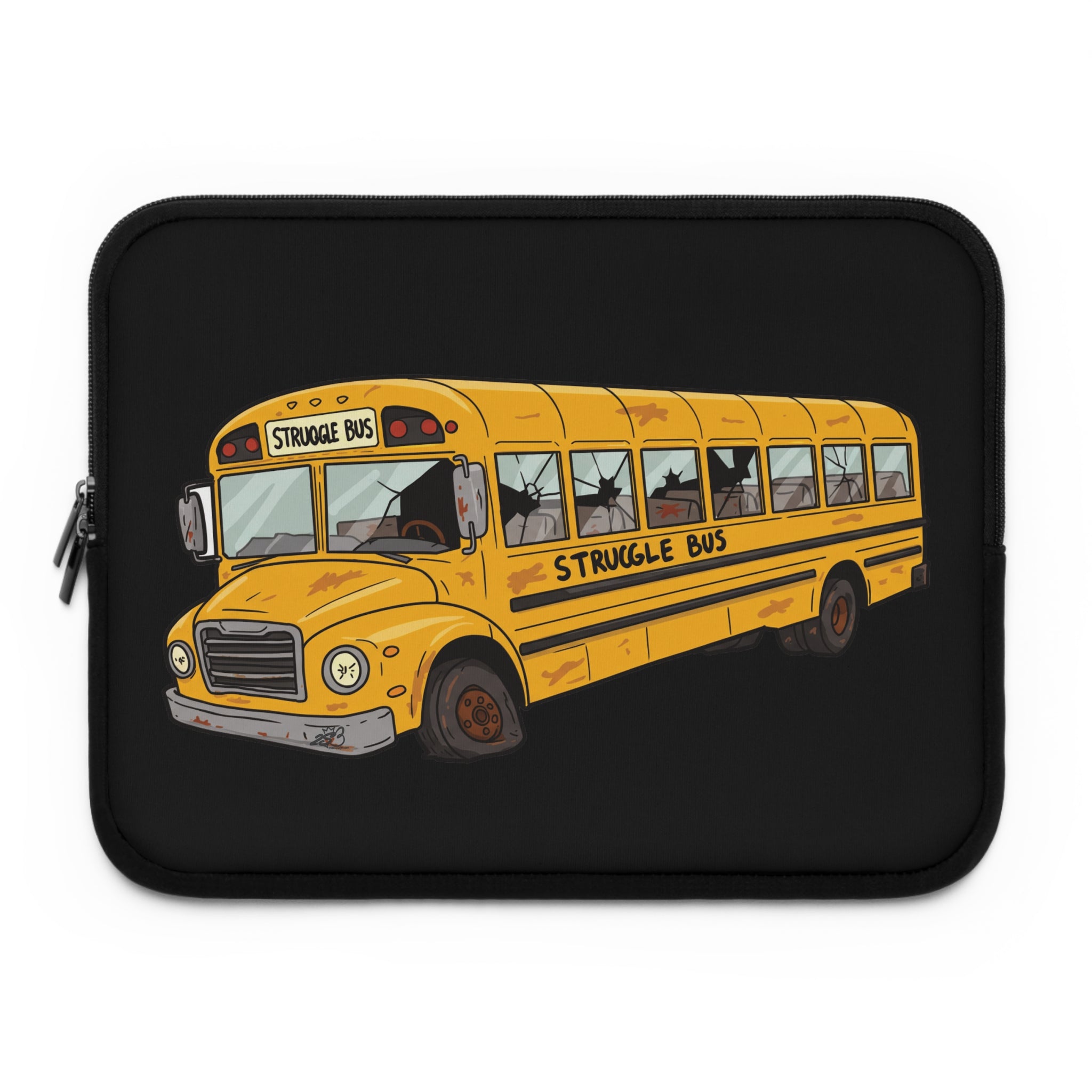 Struggle Bus Laptop/iPad/Kindle Sleeve – Protect Your Tech While You Fall Apart-Funny gift for Students, teachers, coworkers and friends