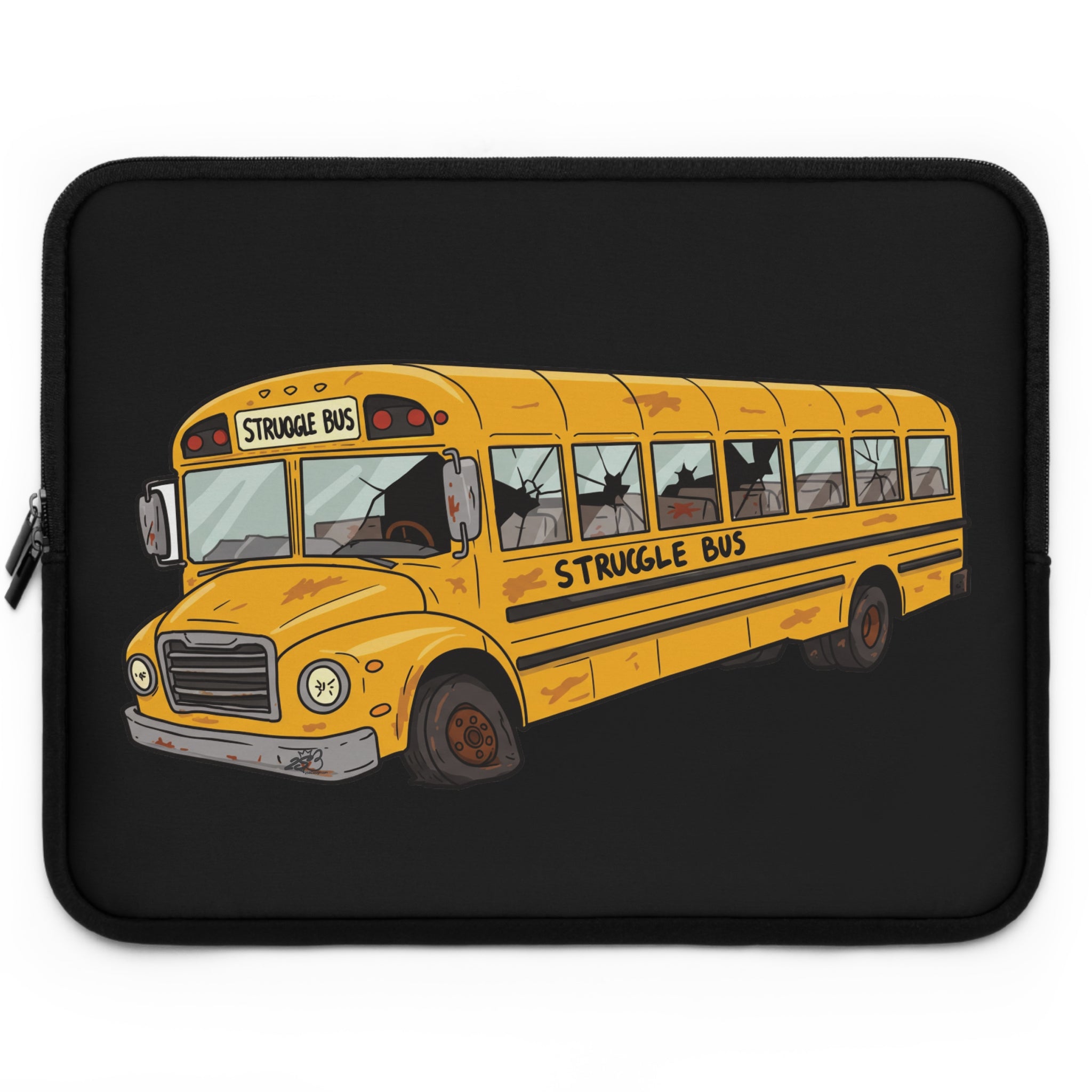 Struggle Bus Laptop/iPad/Kindle Sleeve – Protect Your Tech While You Fall Apart-Funny gift for Students, teachers, coworkers and friends