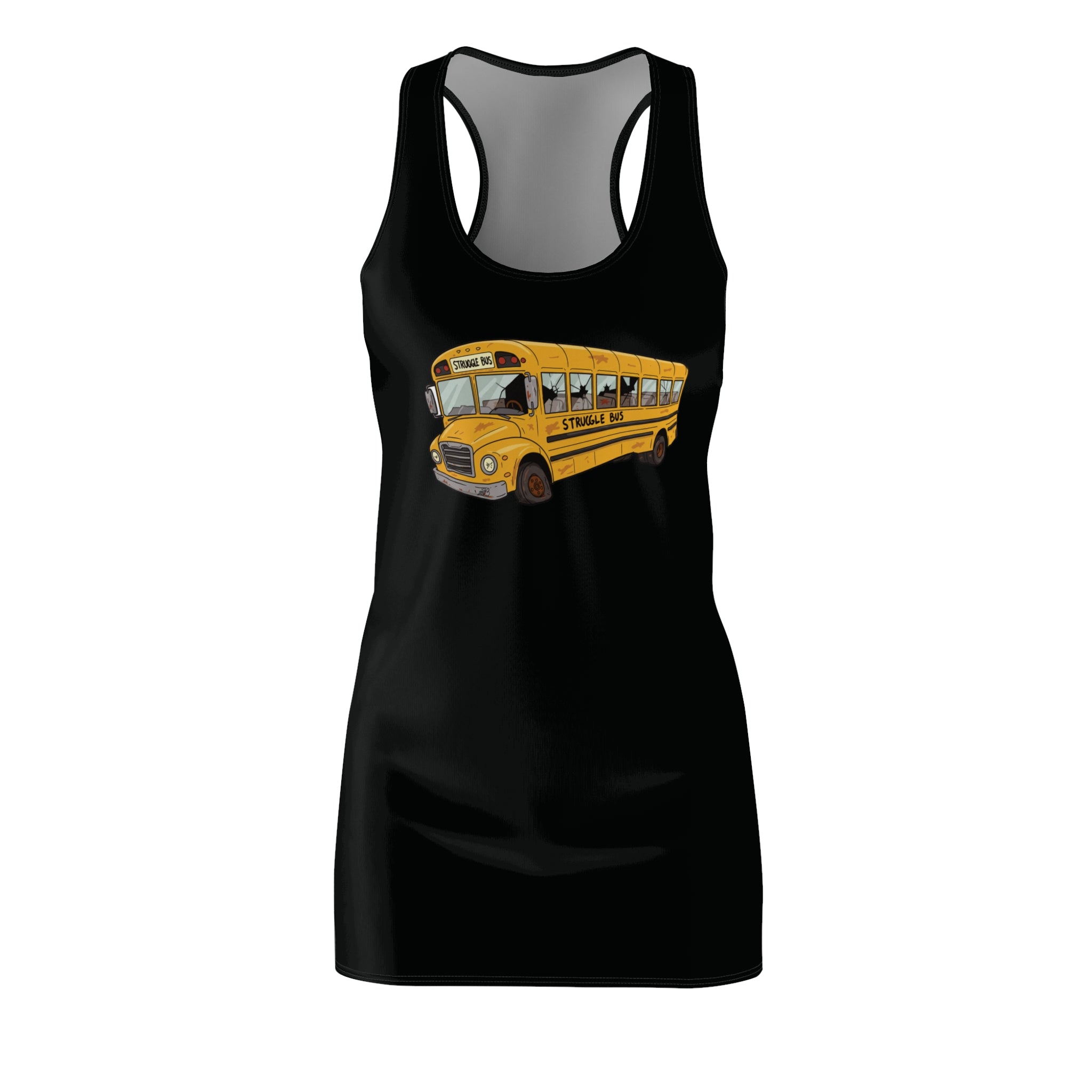 Racerback Sleep Dress - Struggle Bus Rolling Nowhere Funny Gift
