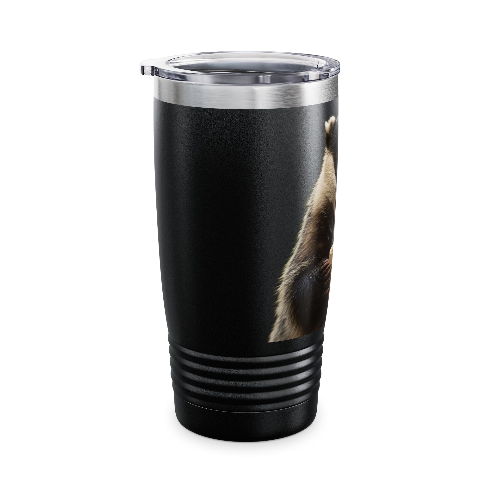 Angry Badger “Go Away” 20oz Tumbler – Caffeine First, People Never  Funny gift for Coworkers, friends, and loved ones.