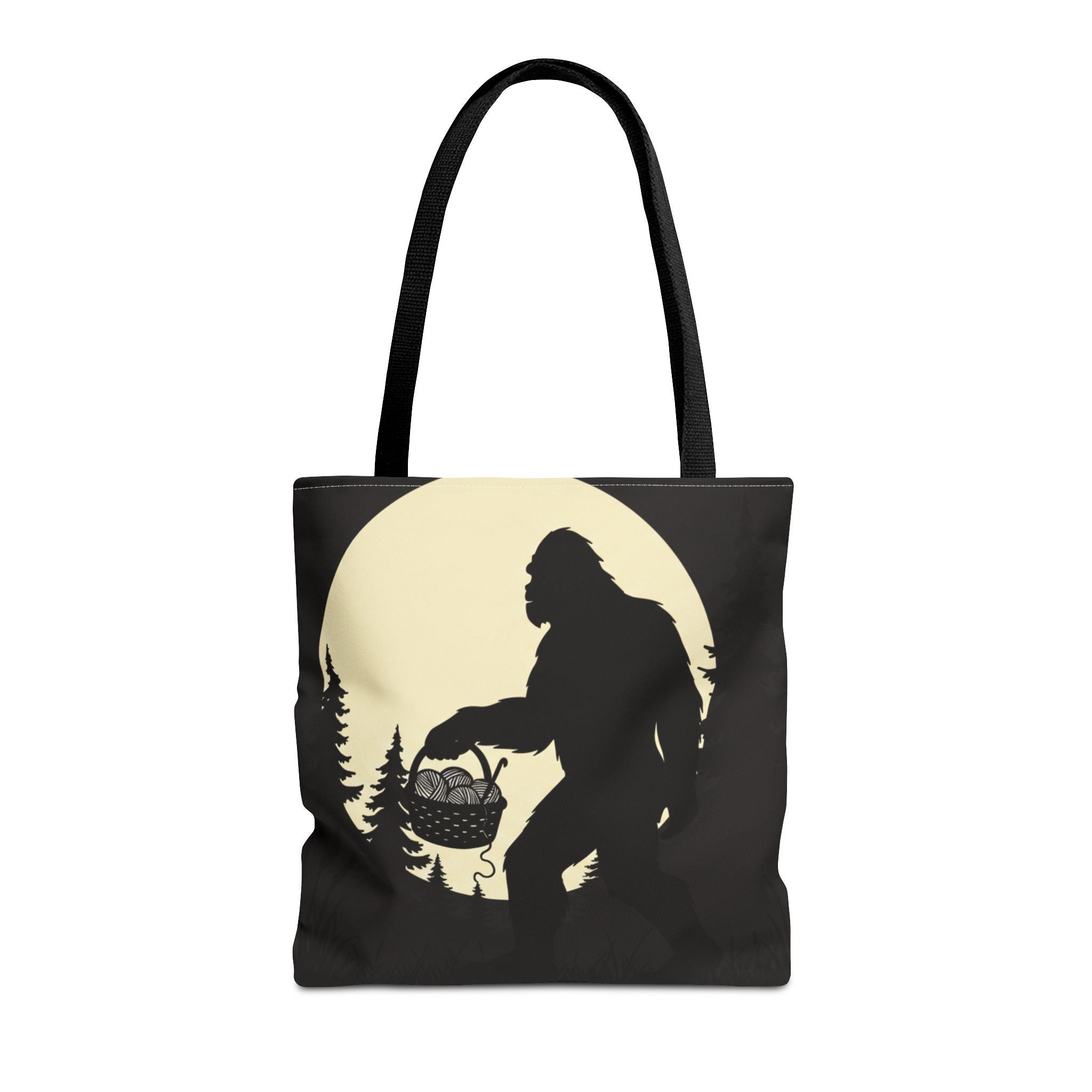 I Believe...in another skein of yarn. Bigfoot crochet Tote bag- Funny gift for friends, family, crocheters, knitters, fiber enthusiasts and anyone who Believes.