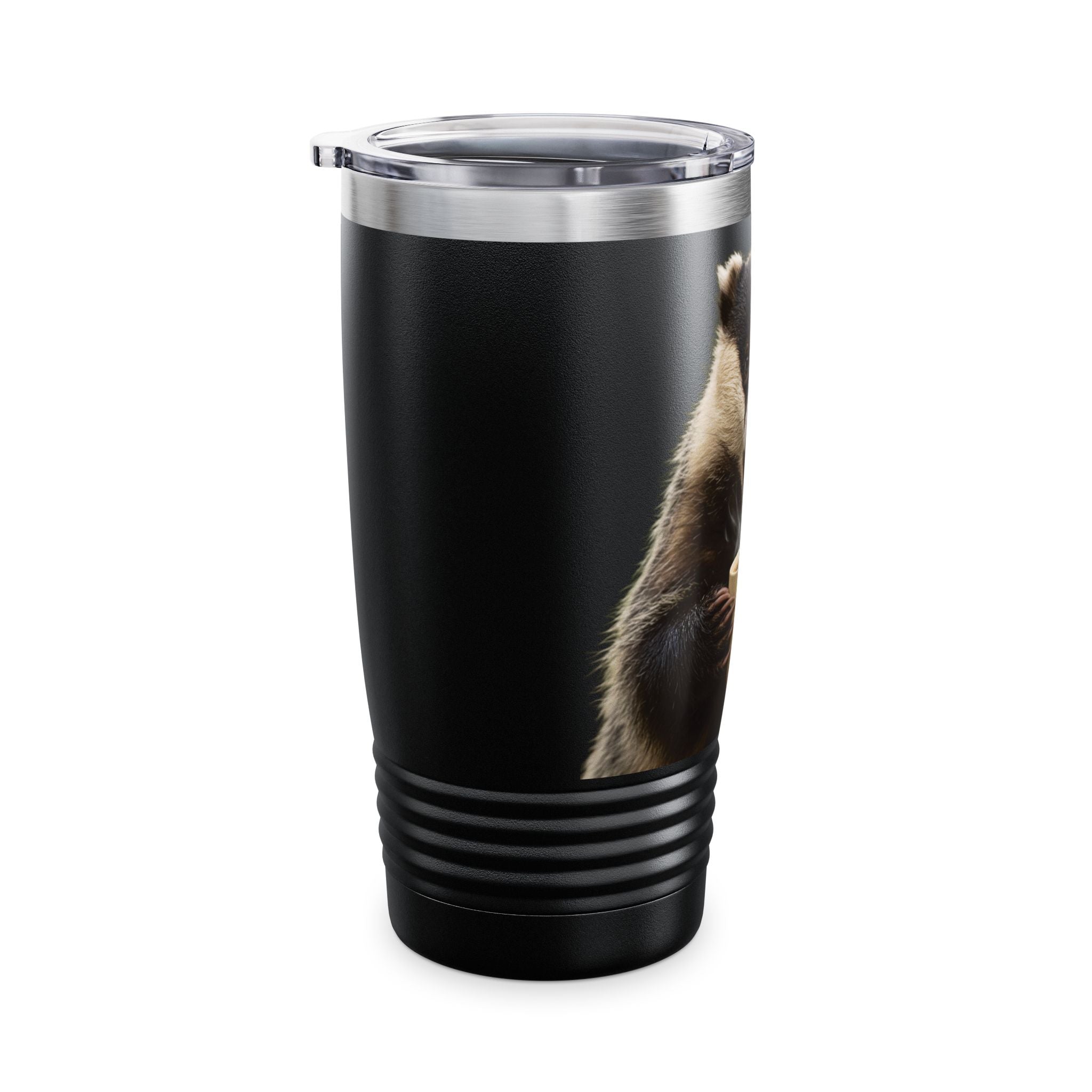 Angry Badger “Fuck Off” 20oz Ringneck Tumbler, For When You Need Caffeine, Not Conversation Funny Gift for Coffee enthusiasts, coworkers, & friends