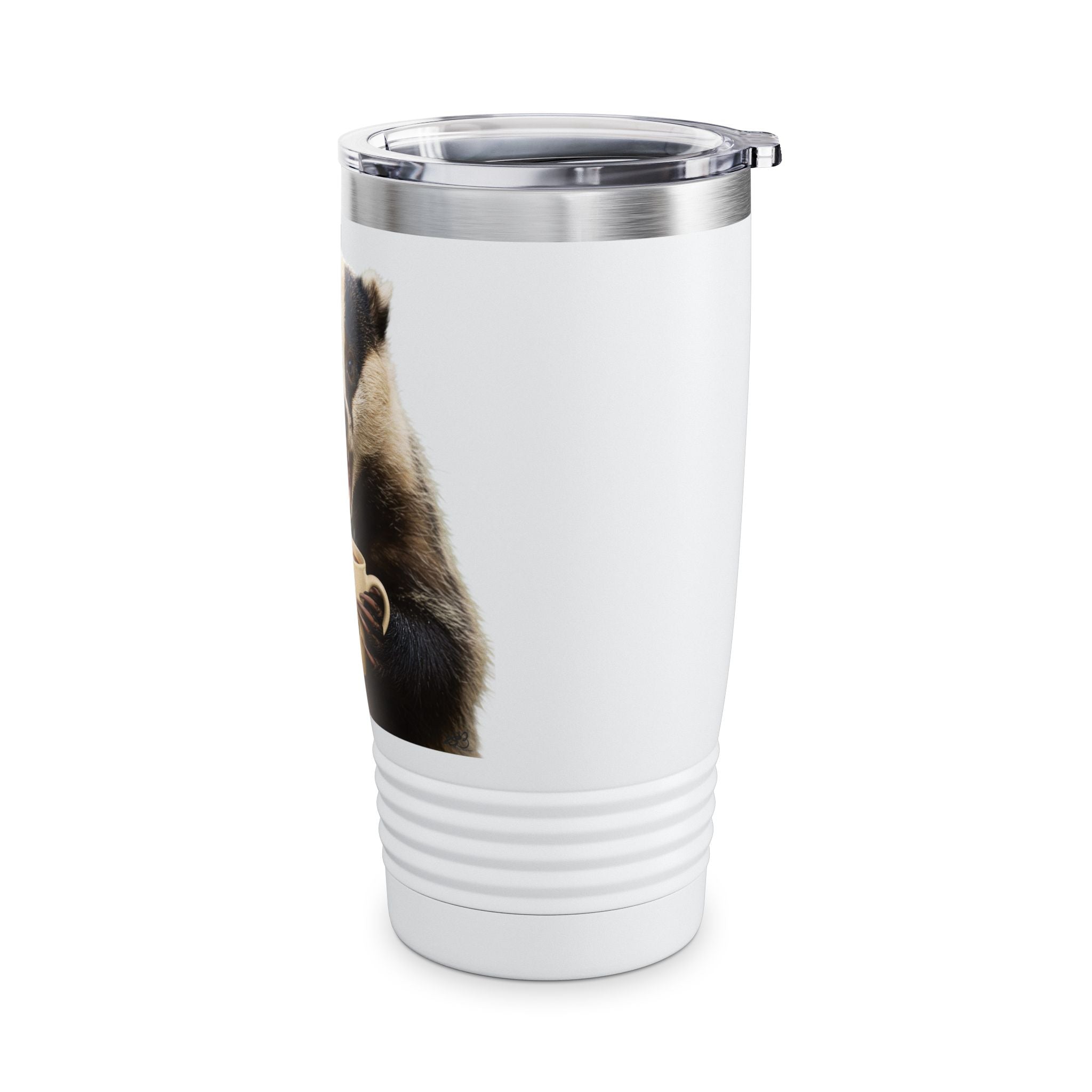 Angry Badger “Go Away” 20oz Tumbler – Caffeine First, People Never  Funny gift for Coworkers, friends, and loved ones.