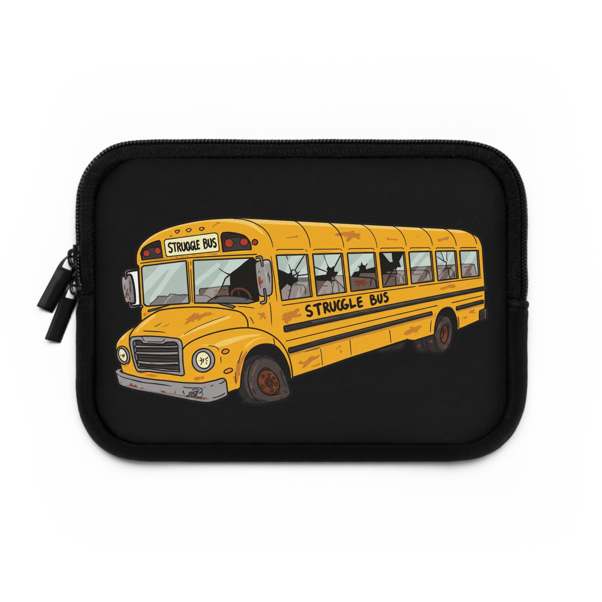 Struggle Bus Laptop/iPad/Kindle Sleeve – Protect Your Tech While You Fall Apart-Funny gift for Students, teachers, coworkers and friends