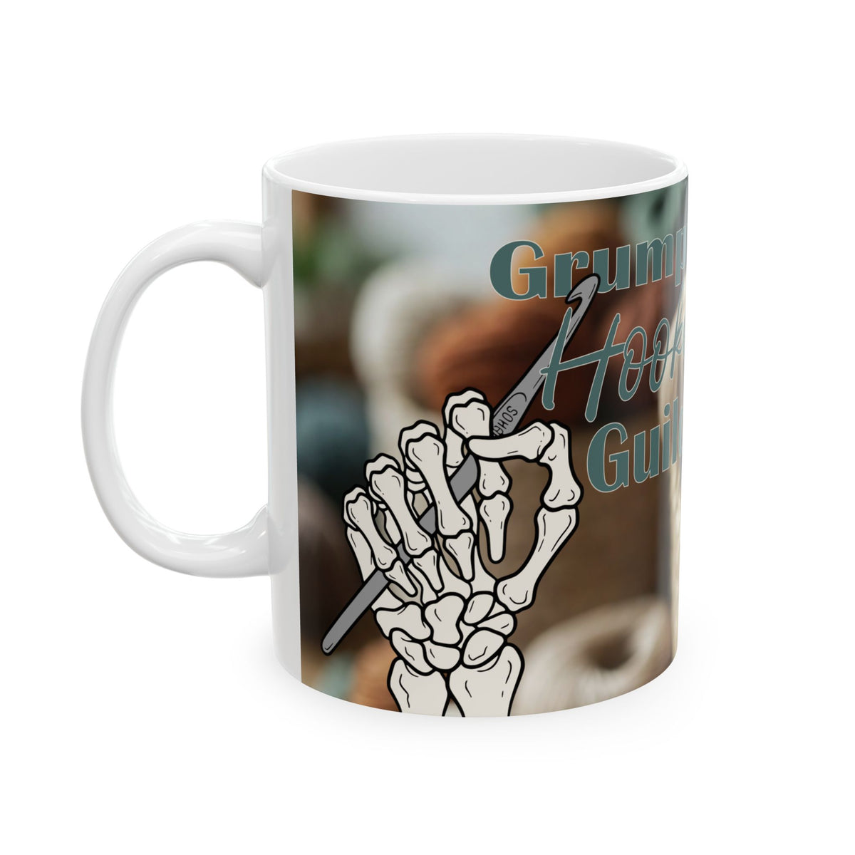 Grumpy Hookers Guild Mug - Snarky Crocheter Mug - Funny Crochet Gift (11oz, 15oz)