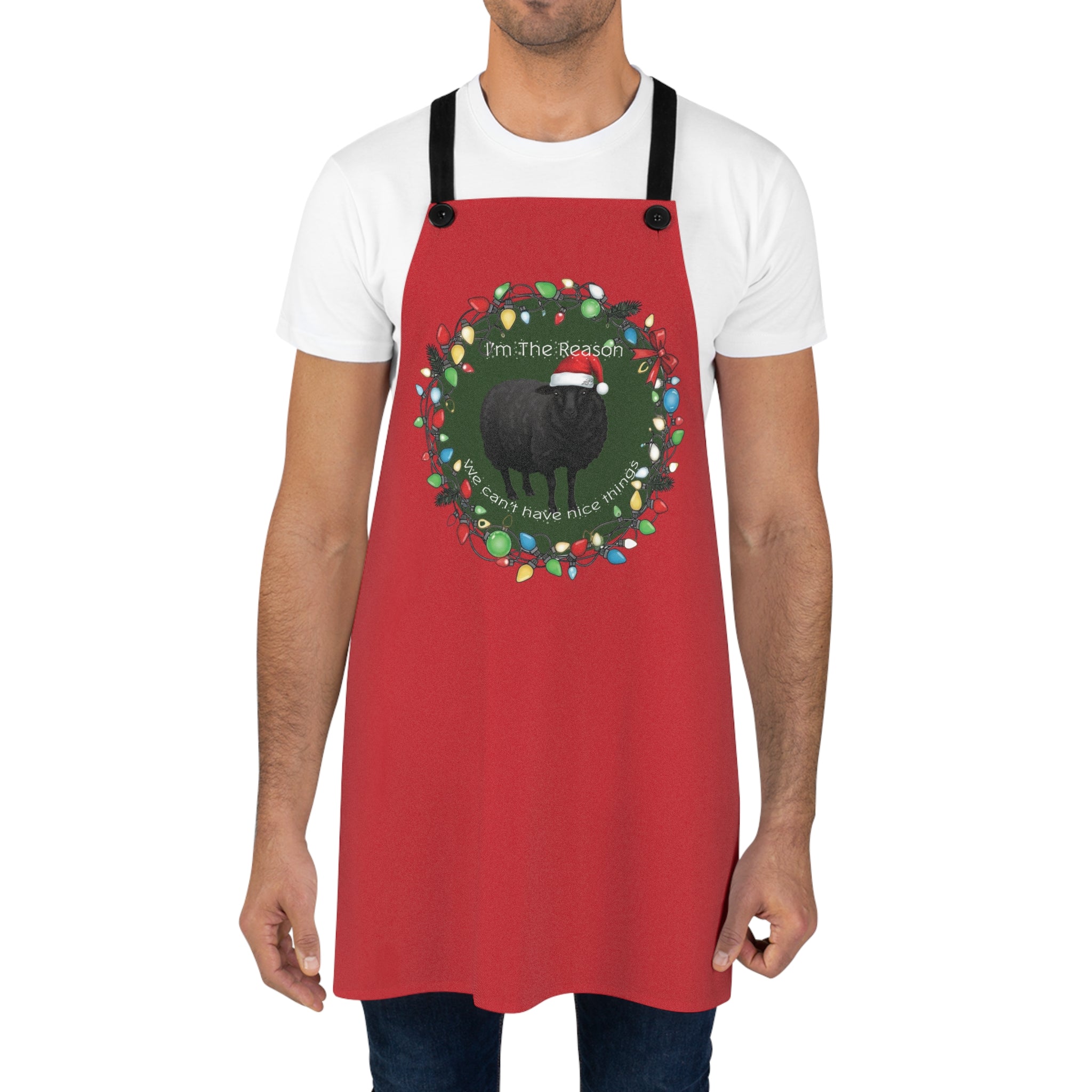 "I'm the Reason We Can't Have Nice Things" “Official Holiday Shit-Starter Apron”-Gift for Family and Friends