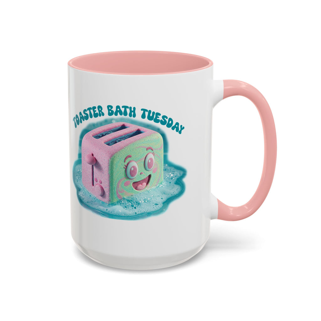 Toaster Bath Tuesday Mug - Funny Dangerous Bath Time Coffee Mug 11oz or 15oz