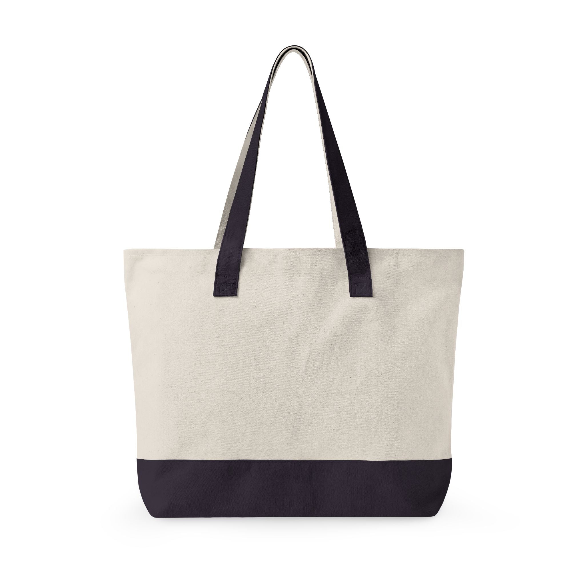 Hookers Guild Tote Bag - Skeleton Crochet Hand Zippered Canvas Tote