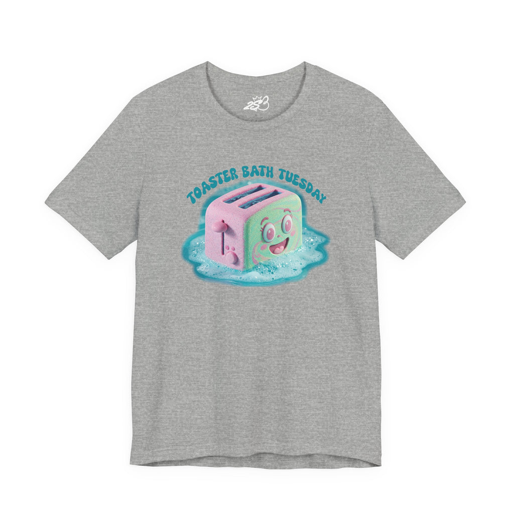 Toaster Bath Tuesday Unisex Jersey Short Sleeve Tee