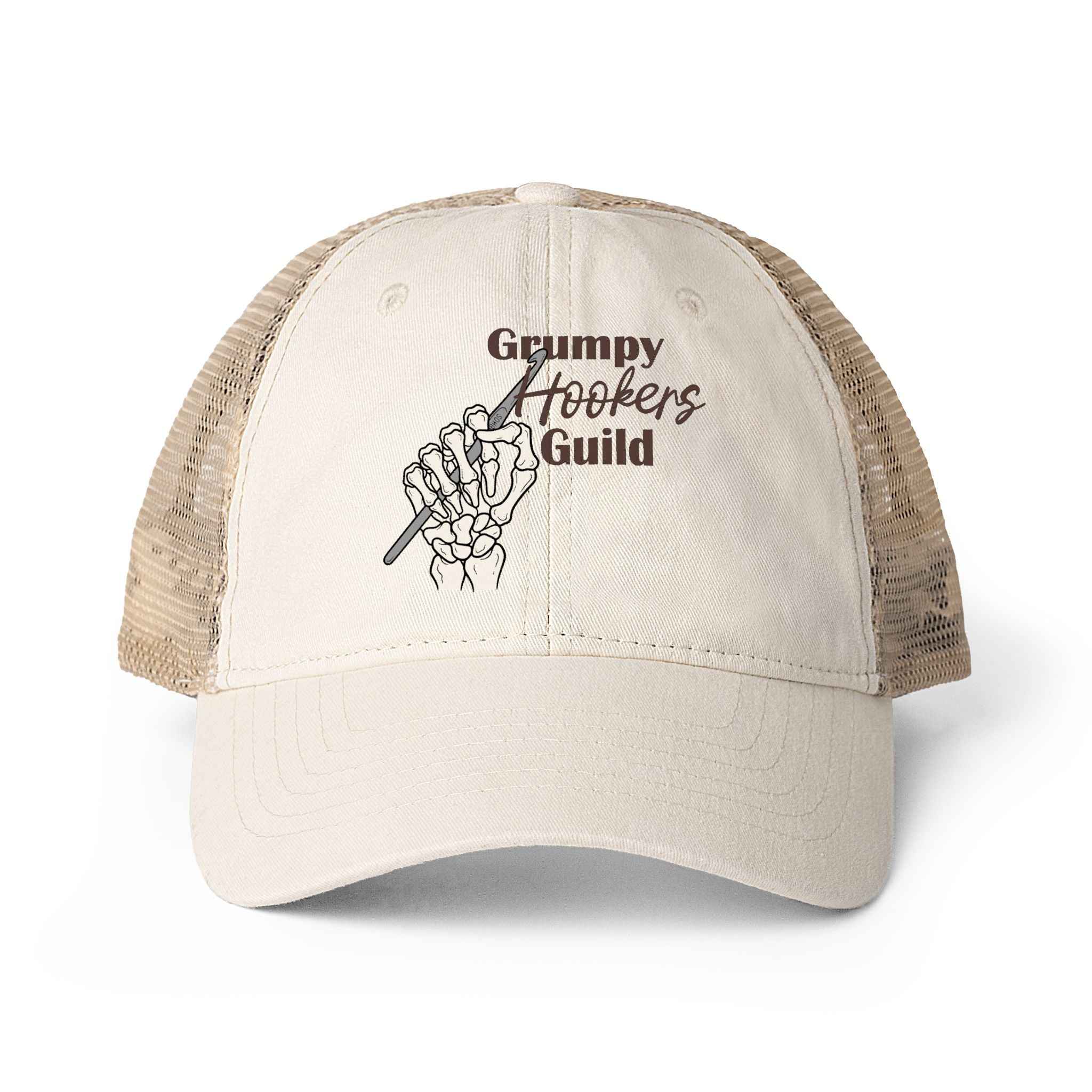 Grumpy Hookers Guild Washed Mesh Back Cap