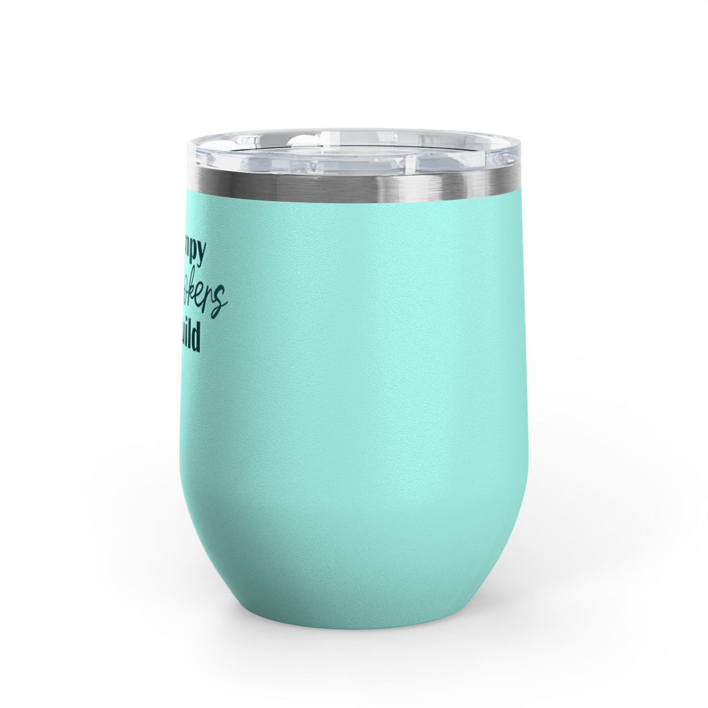 Grumpy Hookers Guild Tumbler – Funny Crochet Stainless Steel Wine Tumbler, 12oz