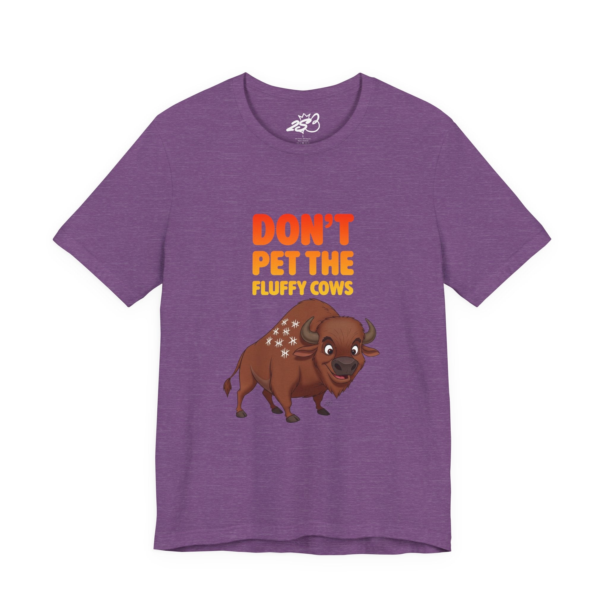 Don't Pet the Fluffy Cows T-Shirt – Funny Bison Tee