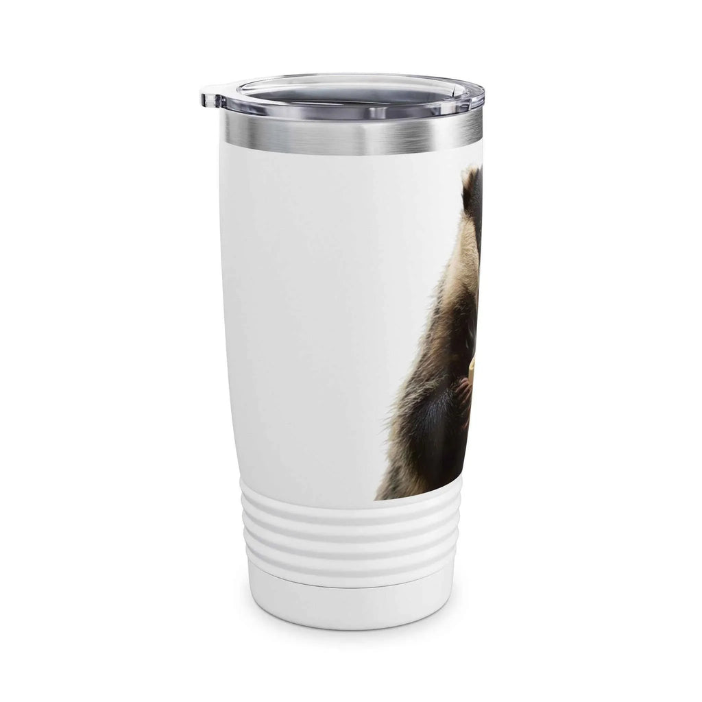 Angry Badger “Fuck Off” 20oz Ringneck Tumbler, For When You Need Caffeine, Not Conversation Funny Gift for Coffee enthusiasts, coworkers, & friends - 2SB Snark Shop