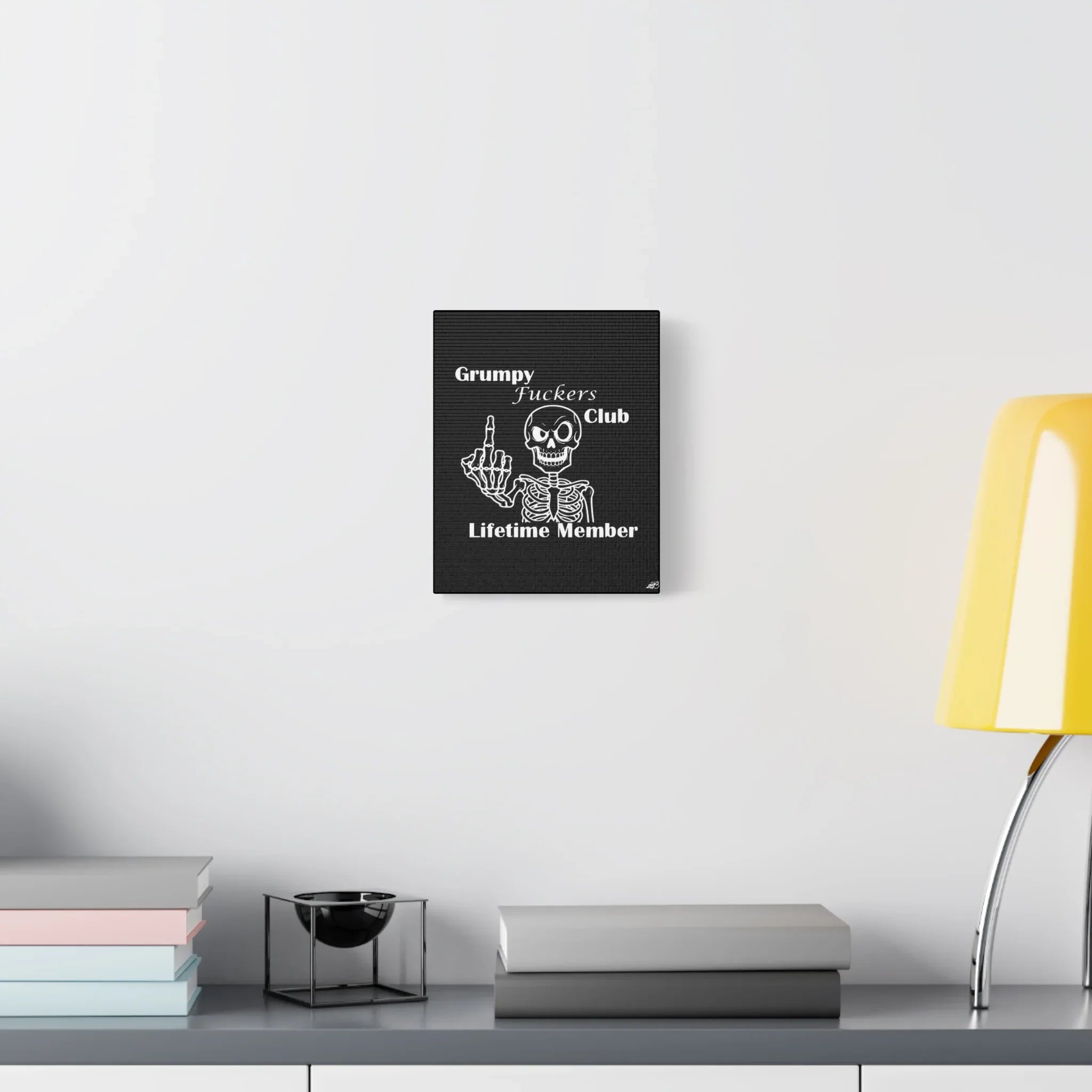 Grumpy Fuckers Club – Lifetime Member Wall Art - 2SB Snark Shop