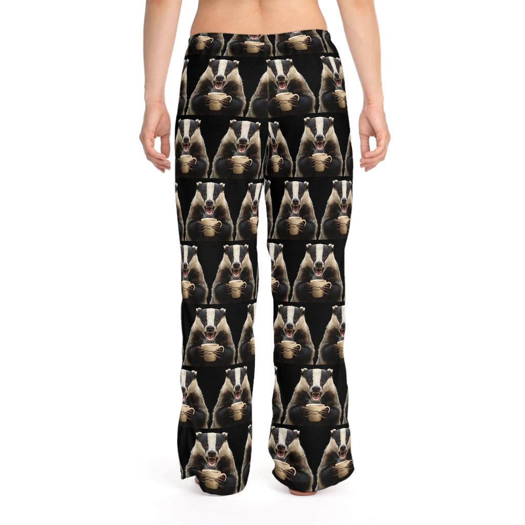 Angry Badger Women's Pajama Pants - Funny Gift for Mornings You Shouldn’t Be Approached