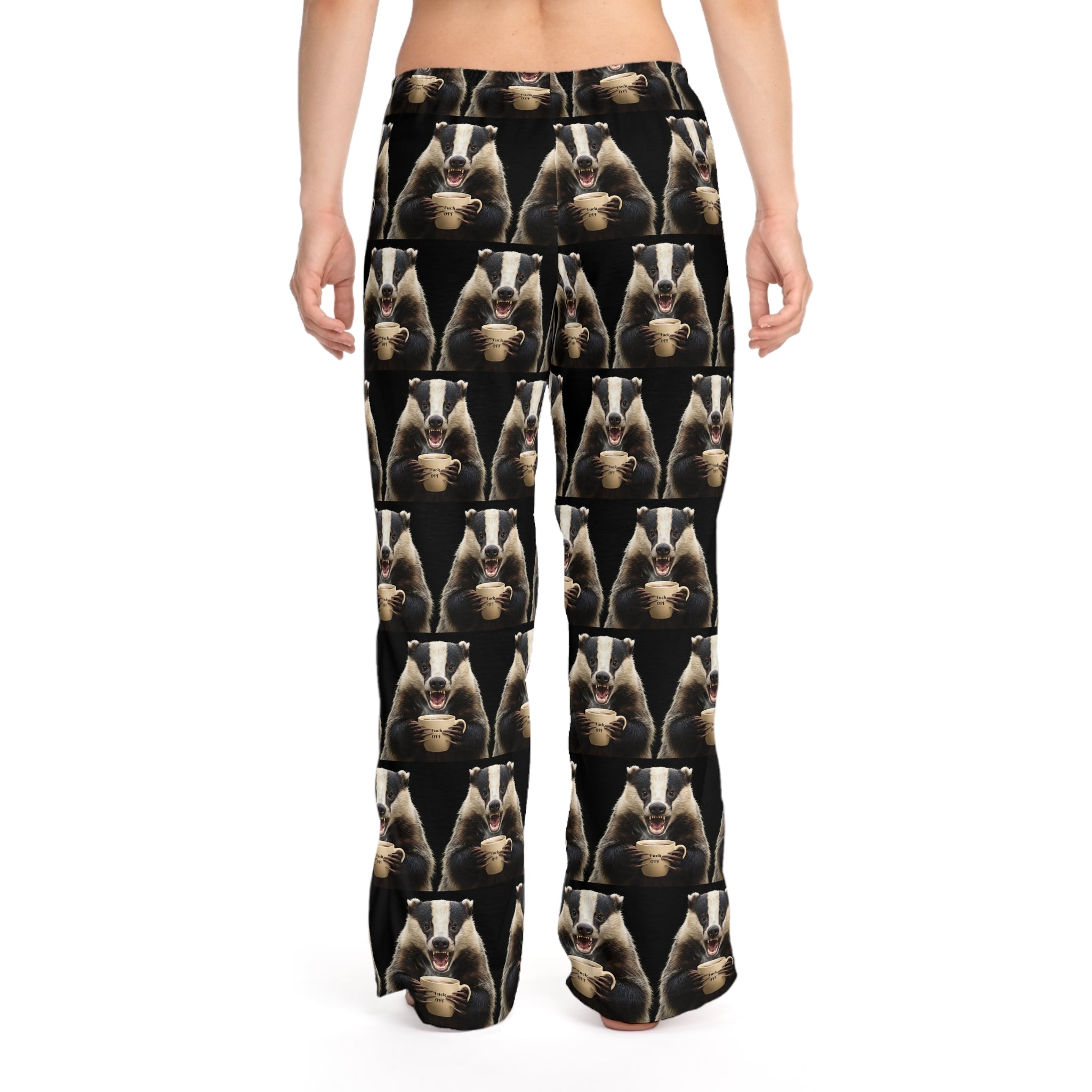 Angry Badger Women's Pajama Pants - Funny Gift for Mornings You Shouldn’t Be Approached