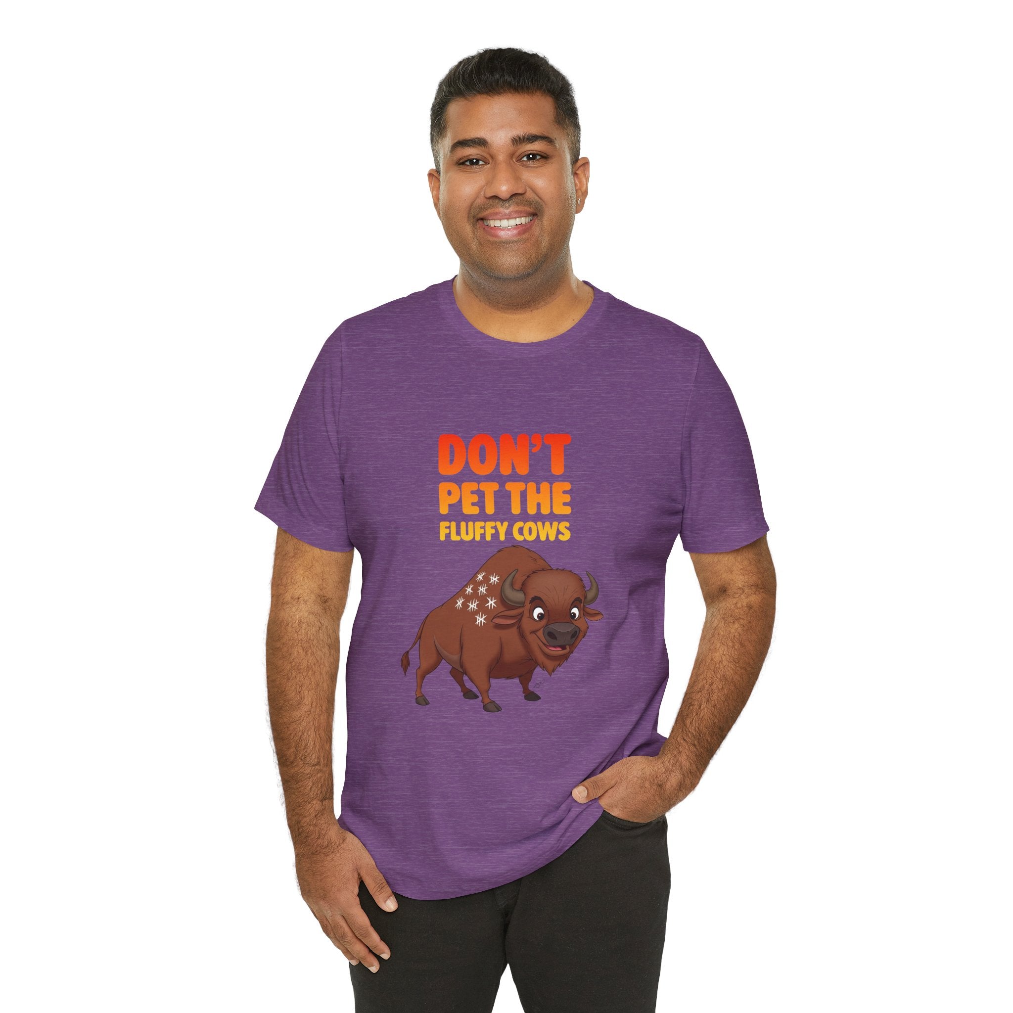 Don't Pet the Fluffy Cows T-Shirt – Funny Bison Tee