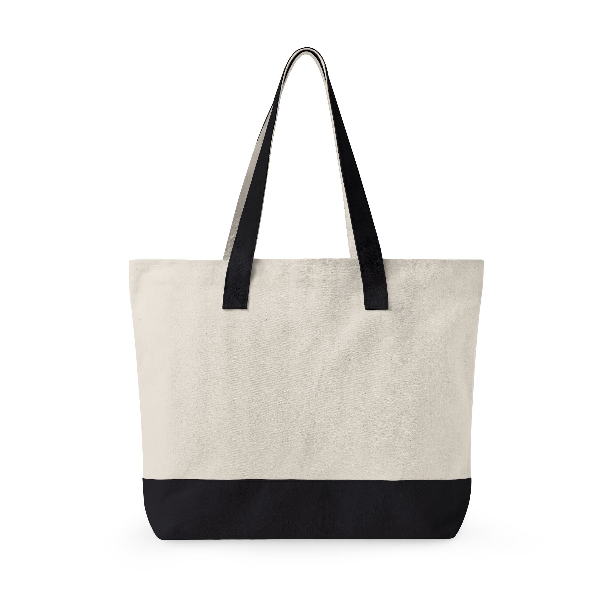 Hookers Guild Tote Bag - Skeleton Crochet Hand Zippered Canvas Tote