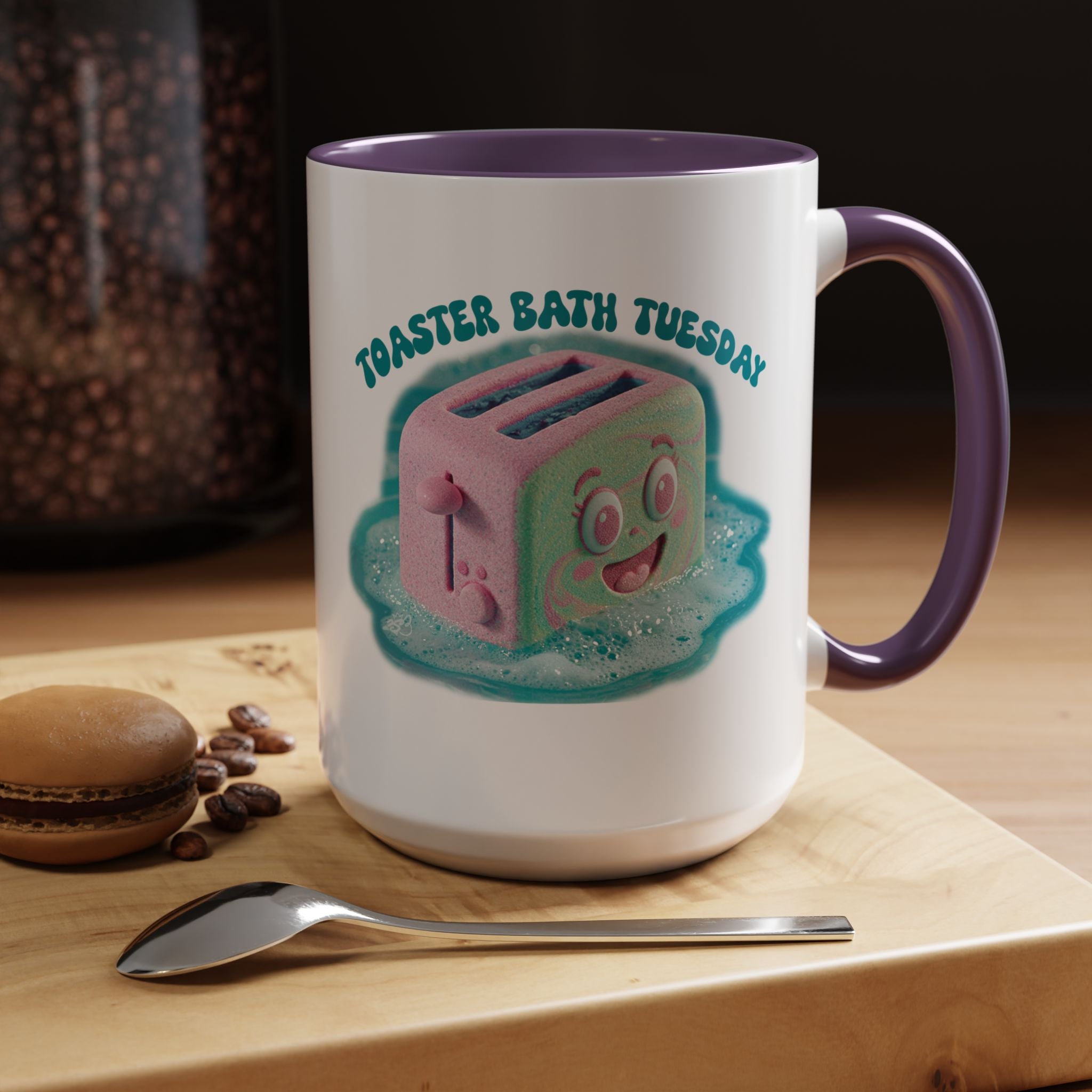 Toaster Bath Tuesday Mug - Funny Dangerous Bath Time Coffee Mug 11oz or 15oz