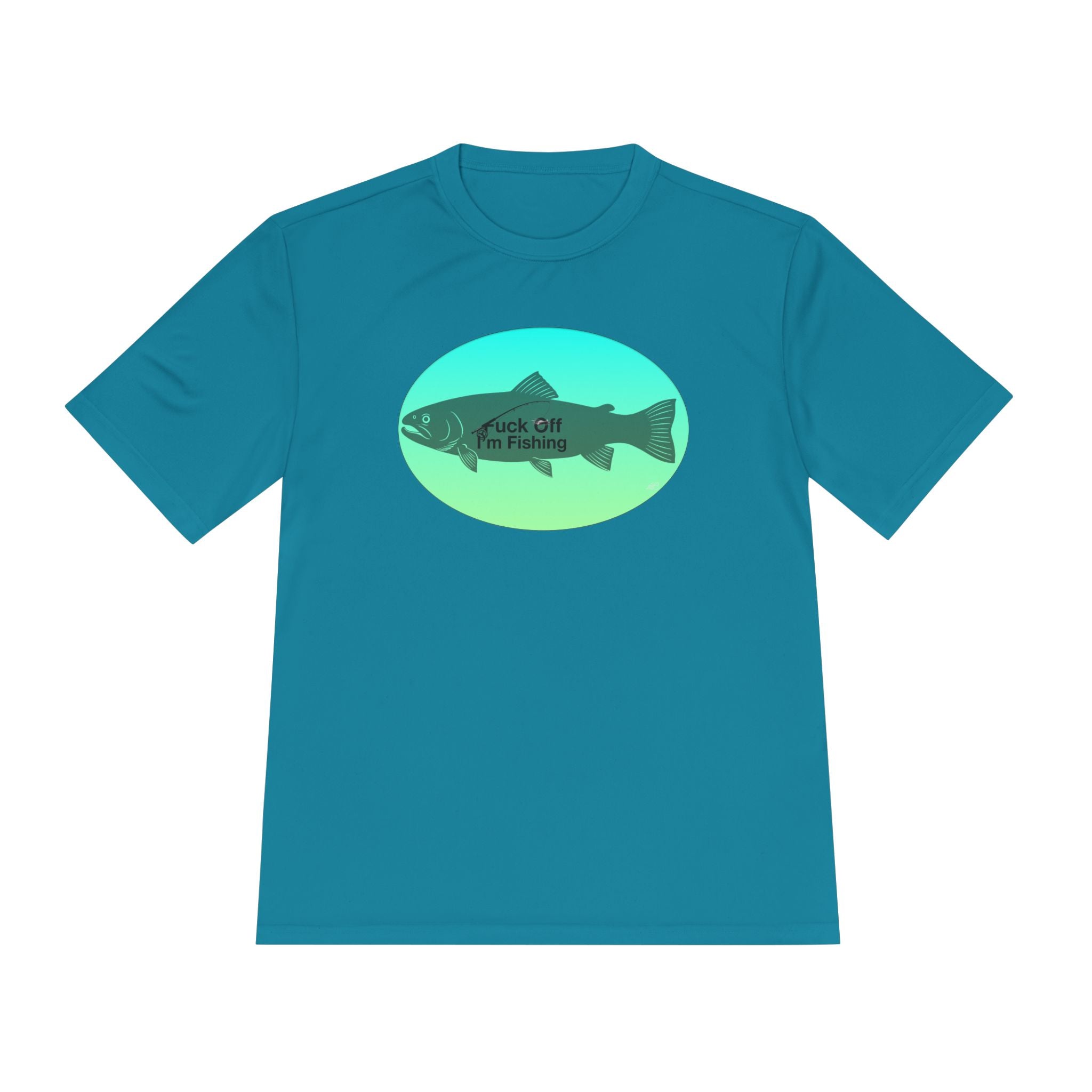 Funny Trout Fishing Shirt – Fuck Off I’m Fishing Tech Tee Unisex Moisture Wicking Tee