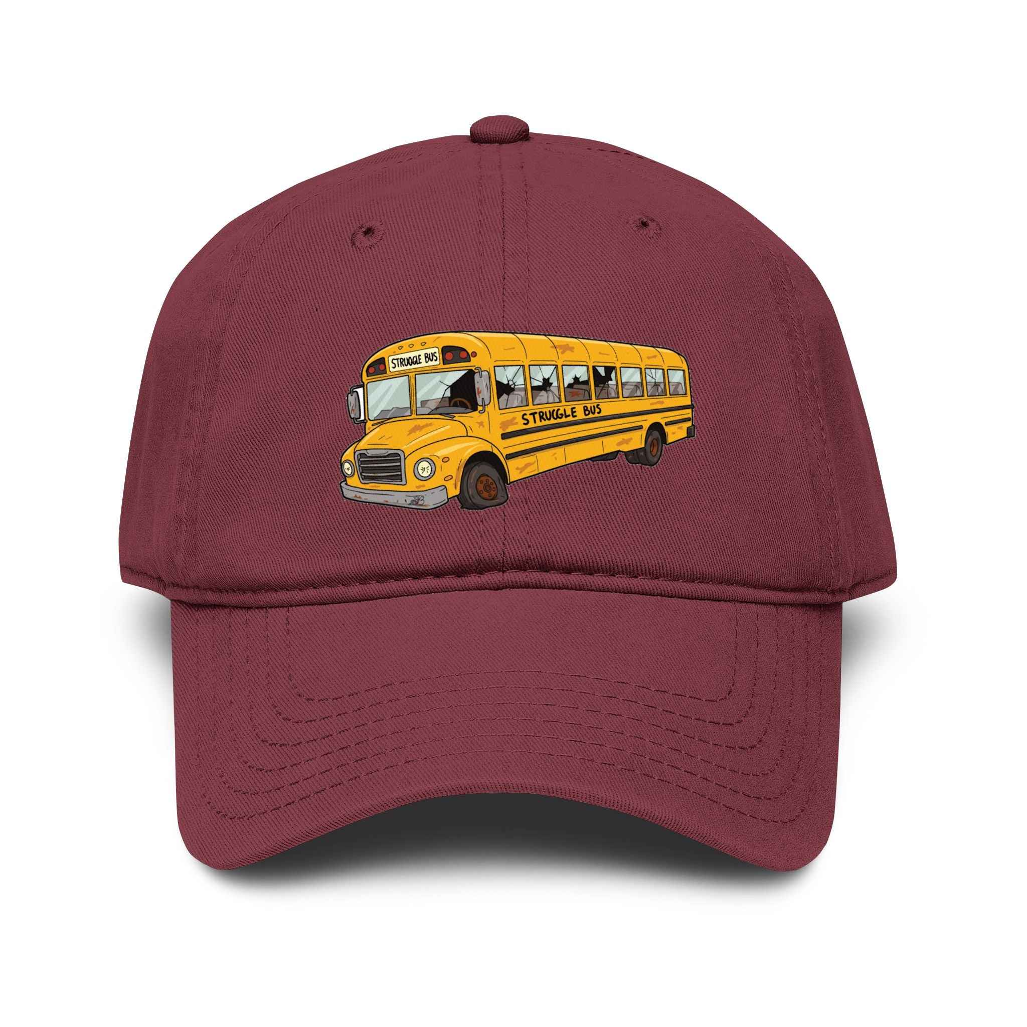 Struggle Bus Hat – Funny Garment Washed Baseball Cap