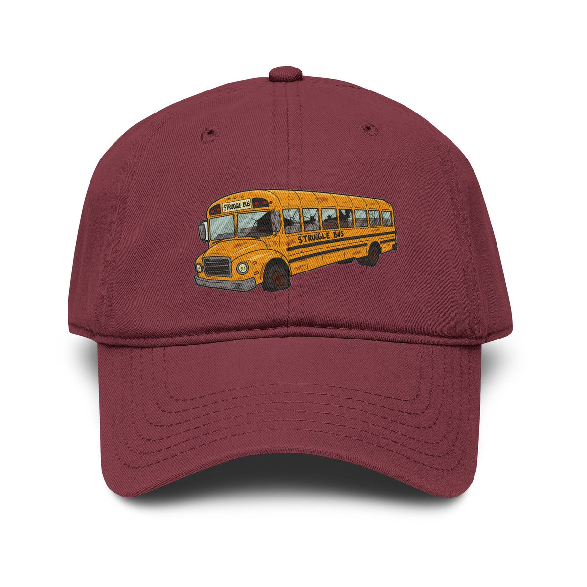 Struggle Bus Hat – Funny Garment Washed Baseball Cap