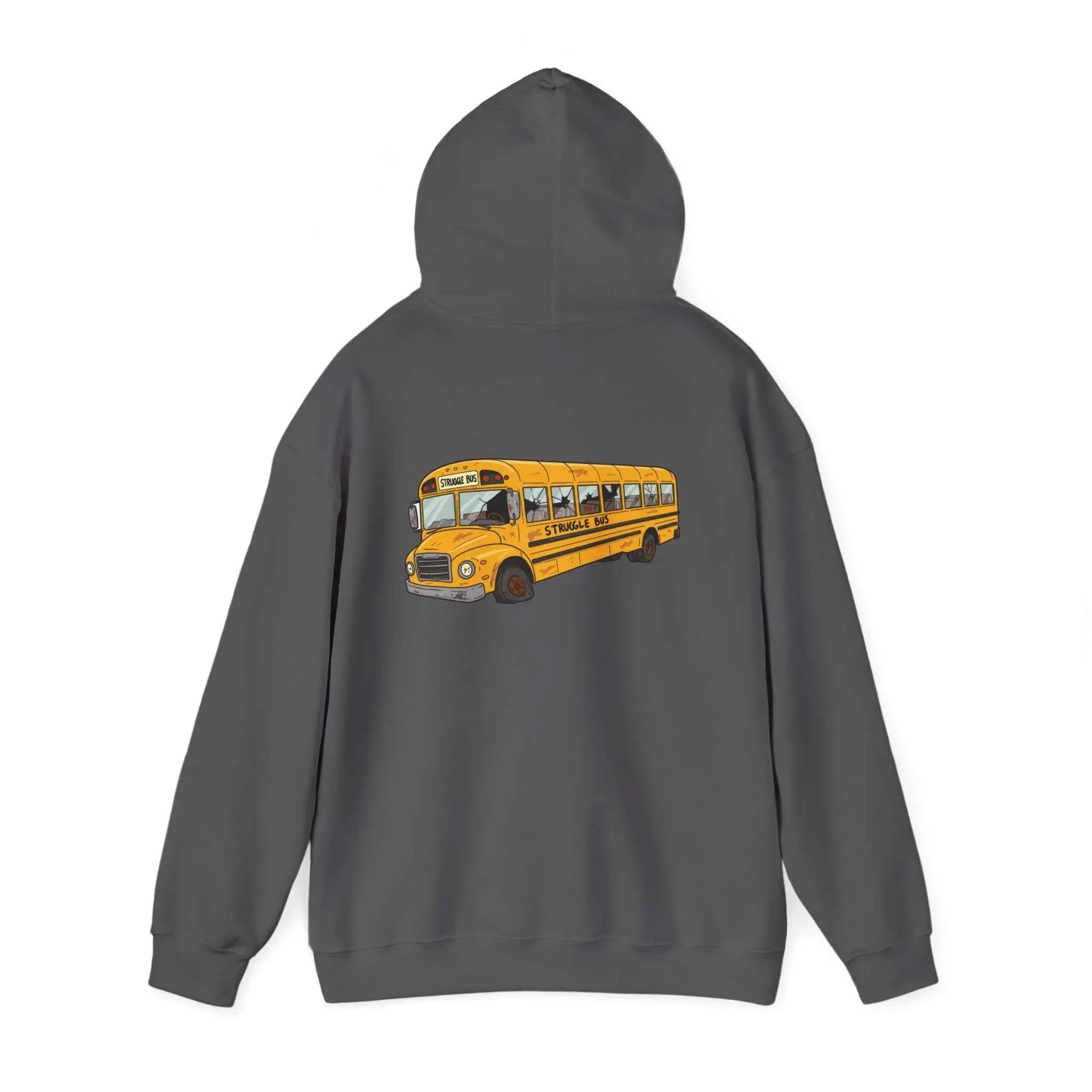 The Struggle Bus Hoodie – Crash Course in Cozy Chaos! Gift for Friends, Loved Ones and Anyone who's "Just surviving" - 2SB Snark Shop