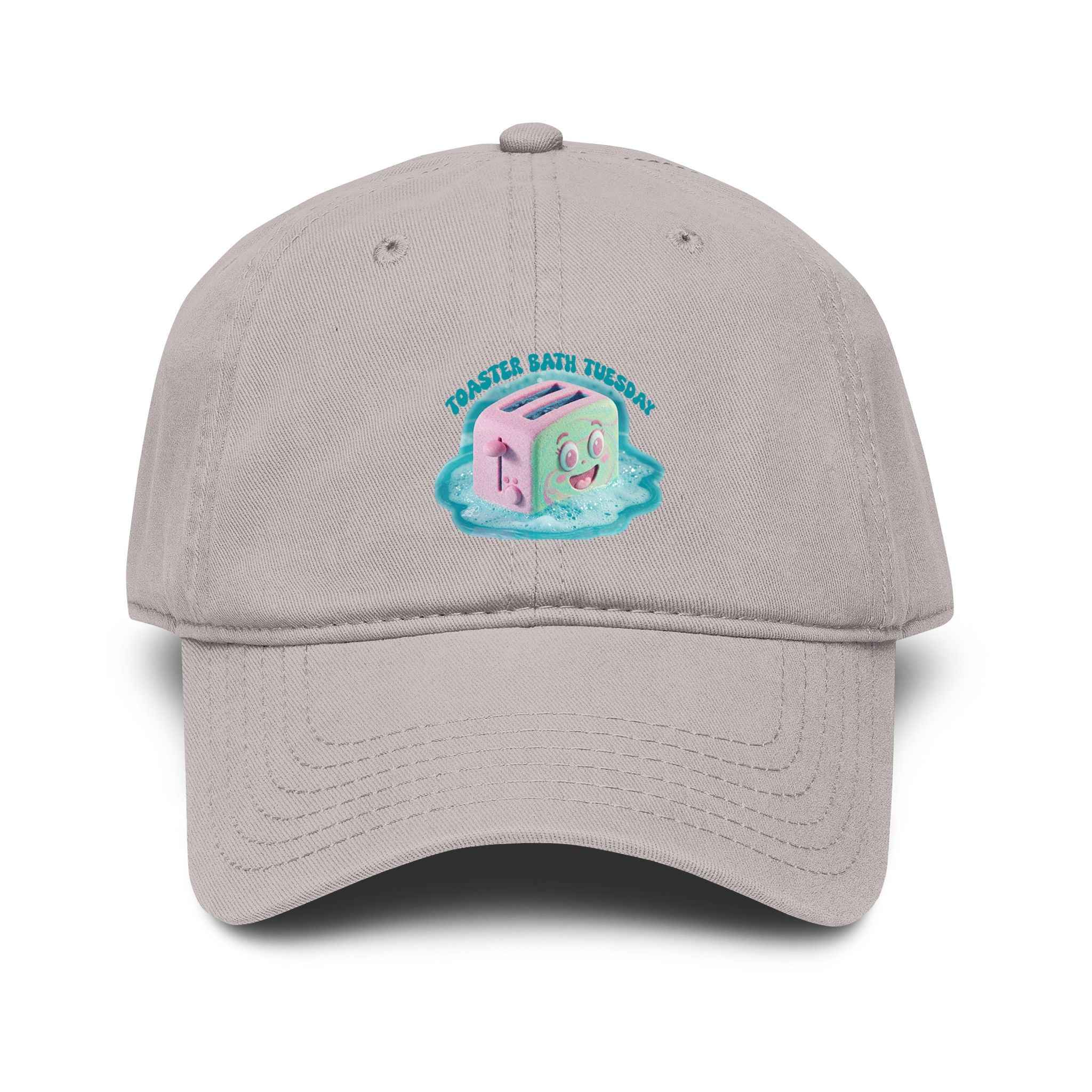 Toaster Bath Tuesday Hat – Funny Garment Washed Cap