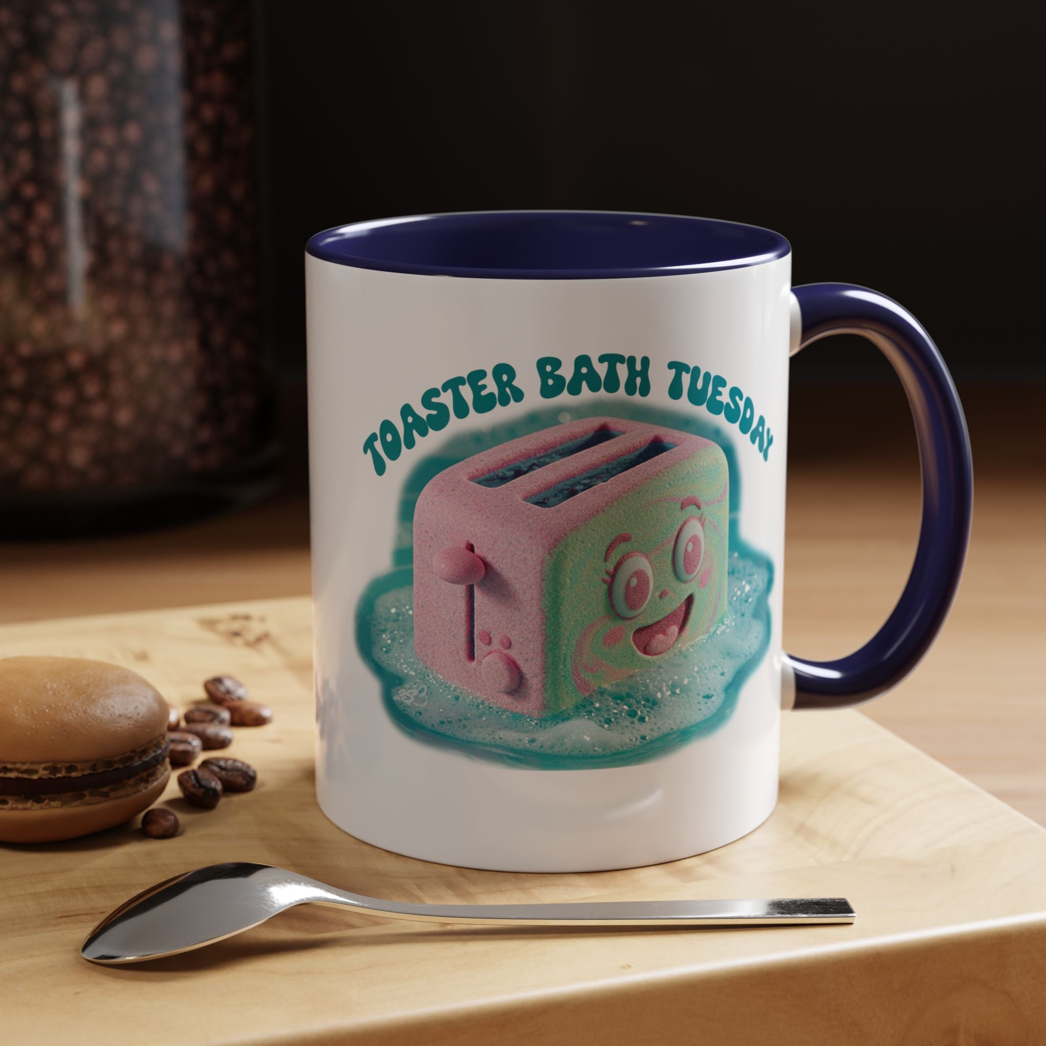 Toaster Bath Tuesday Mug - Funny Dangerous Bath Time Coffee Mug 11oz or 15oz