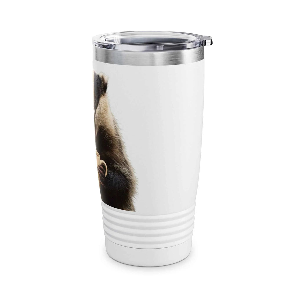 Angry Badger “Fuck Off” 20oz Ringneck Tumbler, For When You Need Caffeine, Not Conversation Funny Gift for Coffee enthusiasts, coworkers, & friends - 2SB Snark Shop