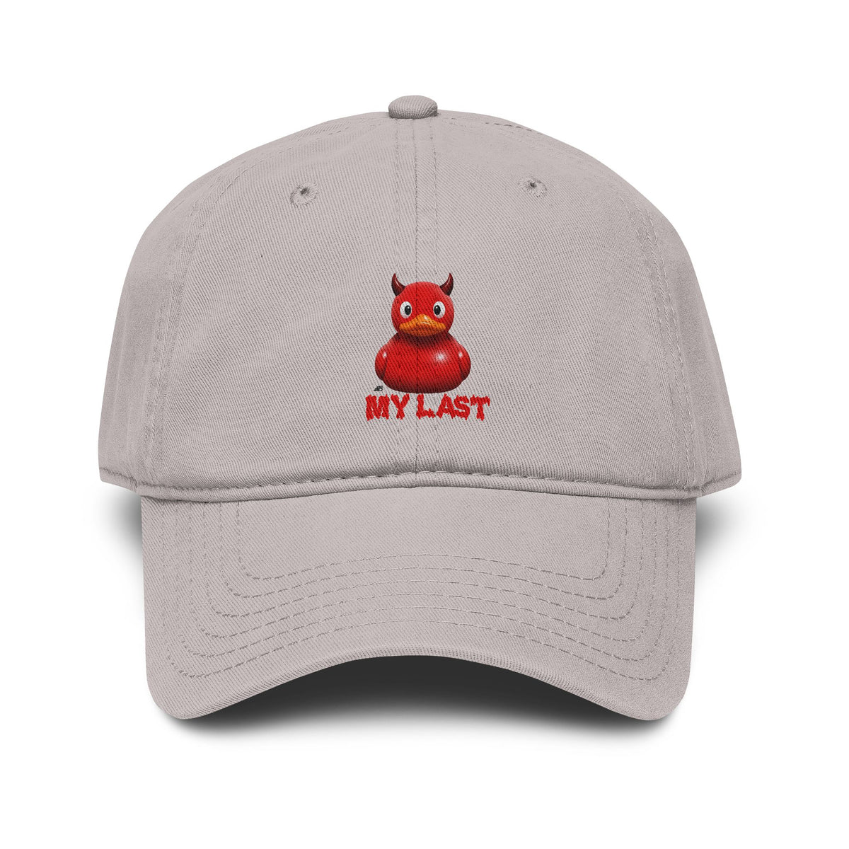 My Last Duck Hat – Funny Garment Washed Baseball Cap