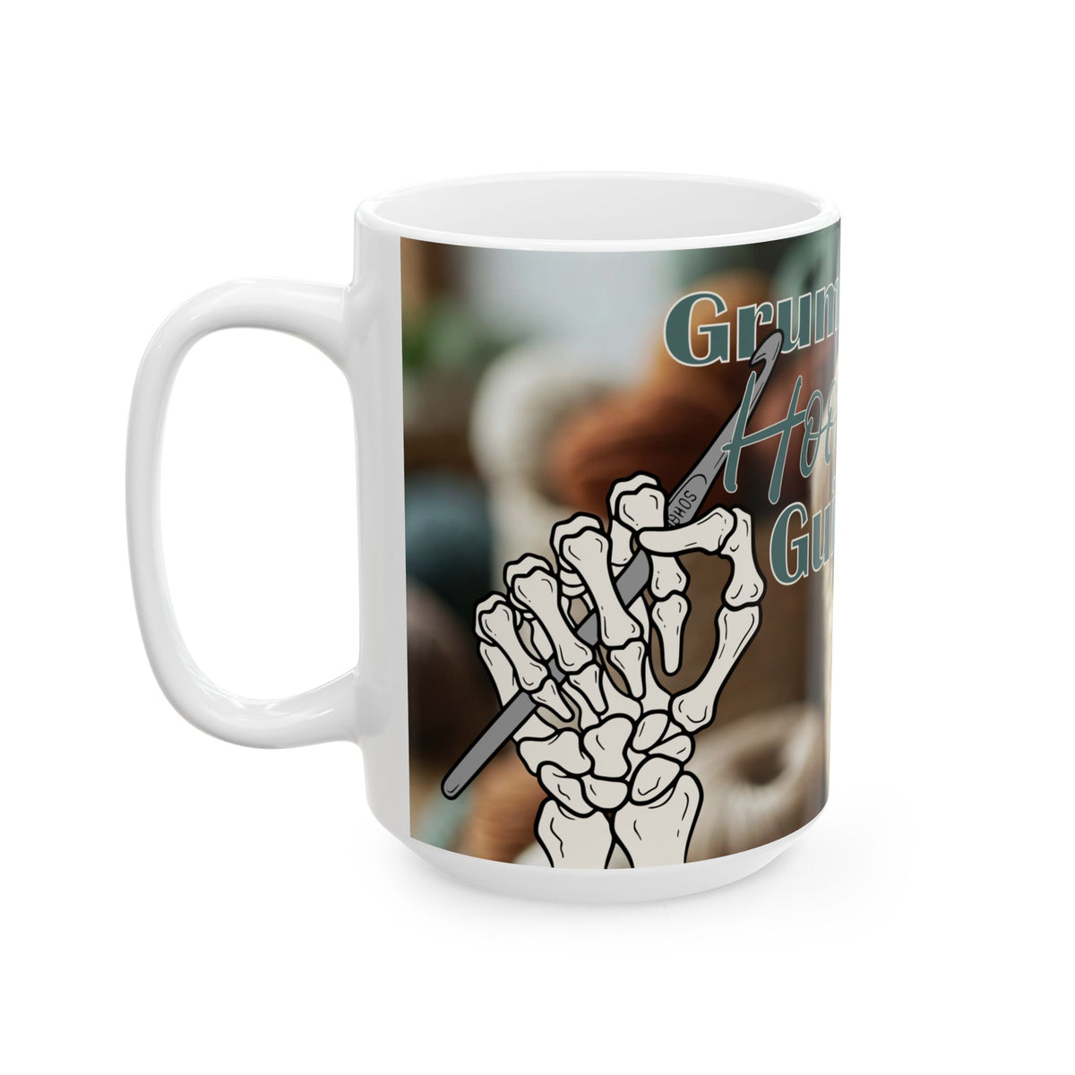 Grumpy Hookers Guild Mug - Snarky Crocheter Mug - Funny Crochet Gift (11oz, 15oz)