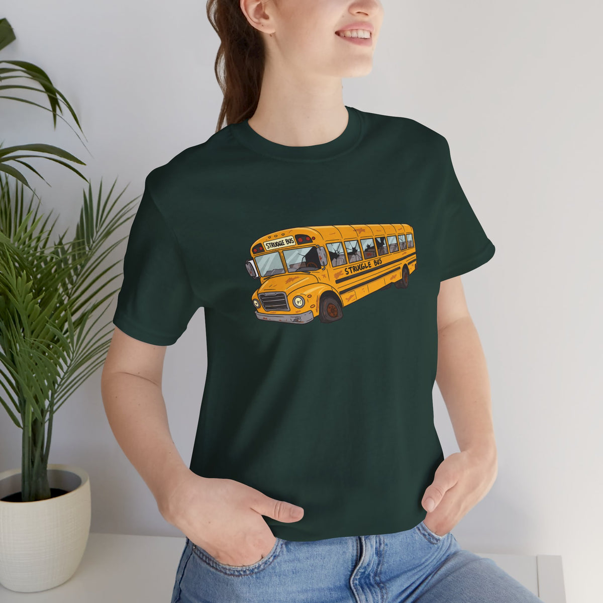 Struggle Bus Unisex T-Shirt | Funny Sarcastic Life Humor Tee