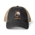 Cluck Off I'm Fabulous Washed Mesh Back Cap