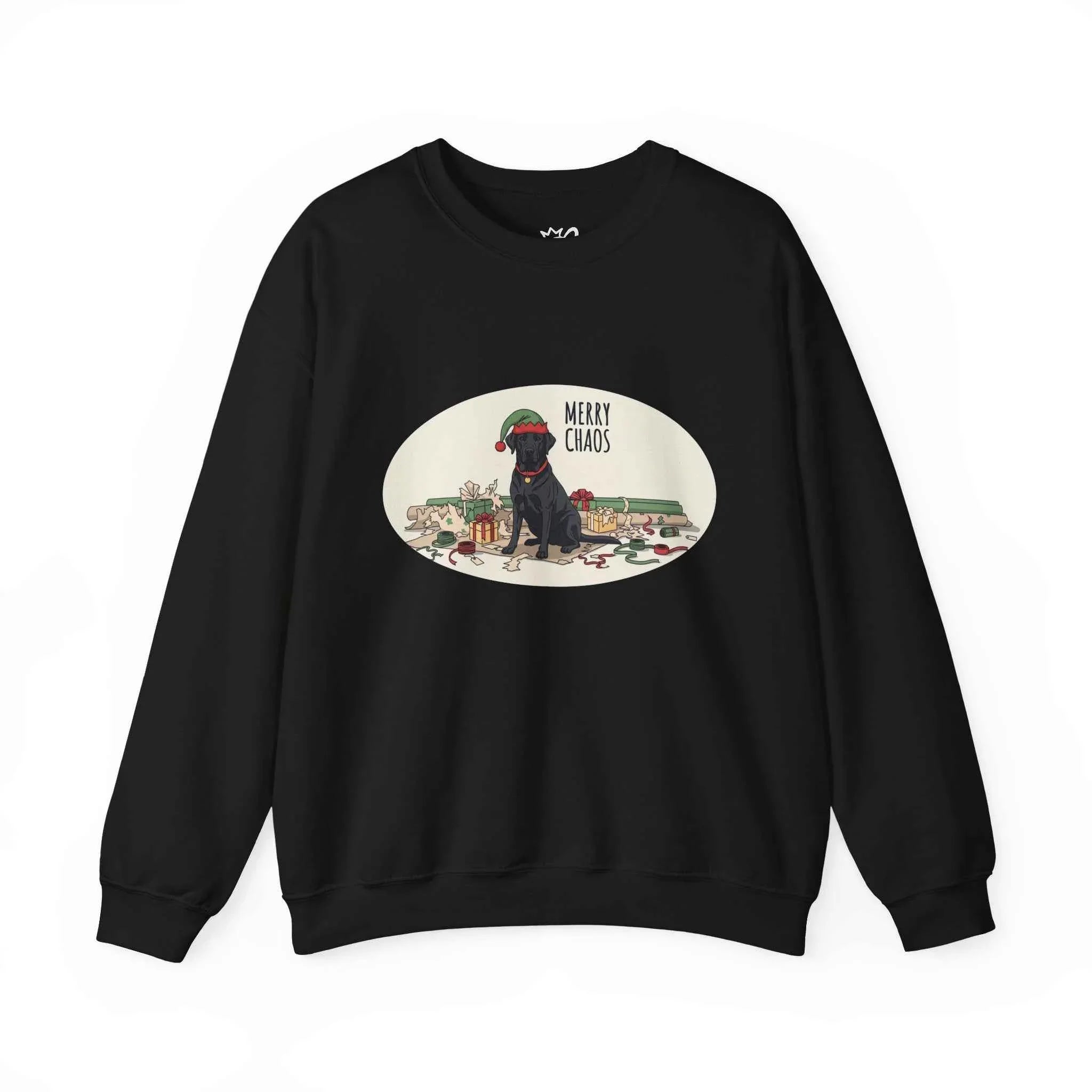 Merry Chaos Black Lab Sweatshirt - The Perfect Unisex Gift for Dog Owners - 2SB Snark Shop