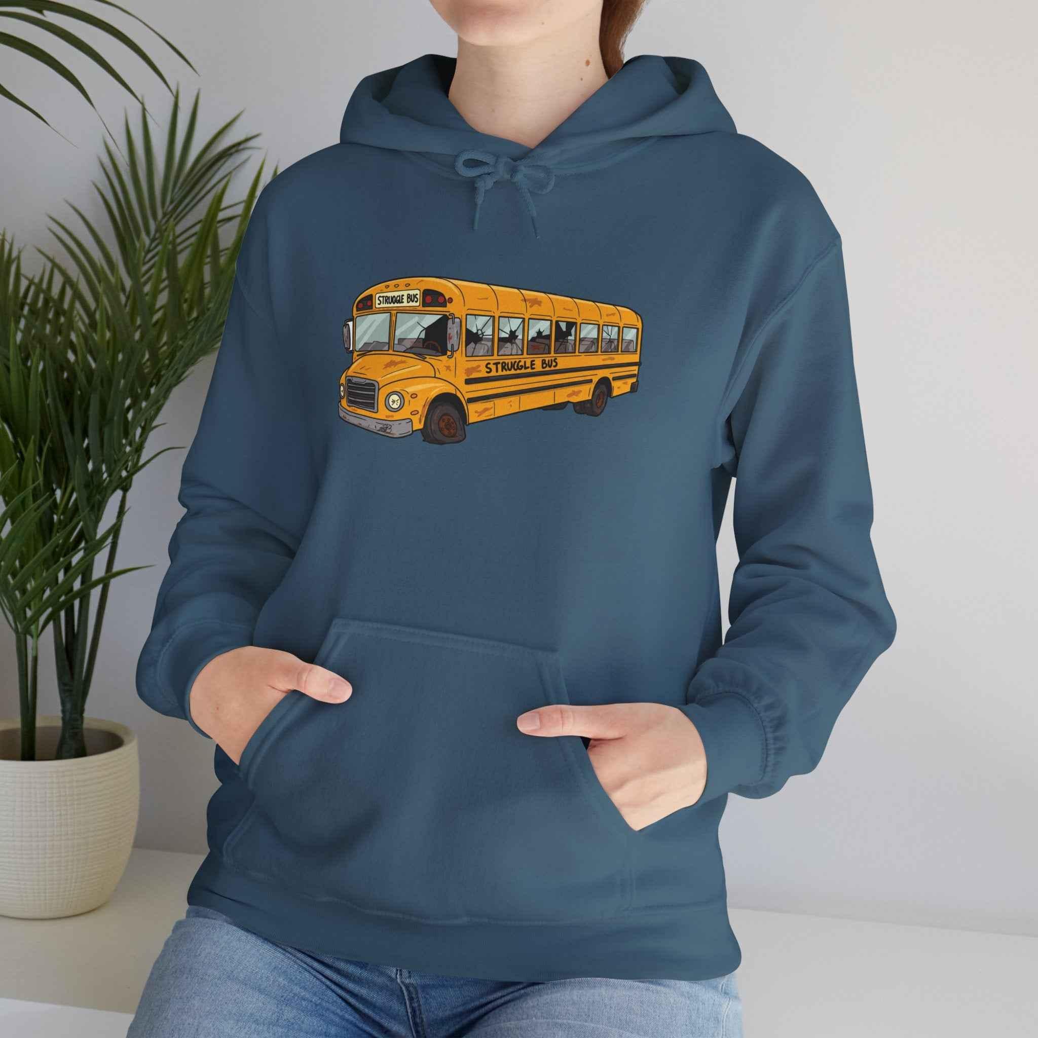 Struggle Bus Hoodie - Deluxe Comfort Sweatshirt for Everyday Wear - 2SB Snark Shop