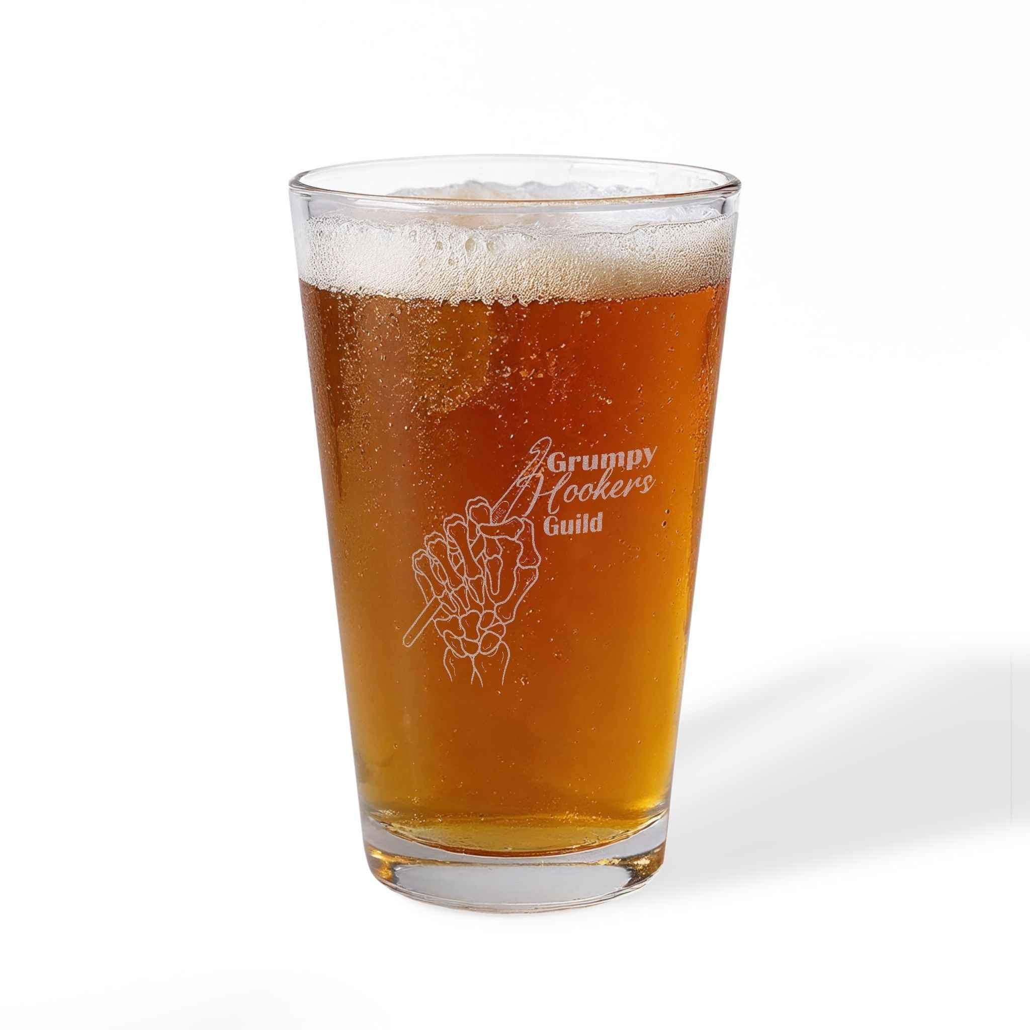 Grumpy Hookers Guild Pint Glass
