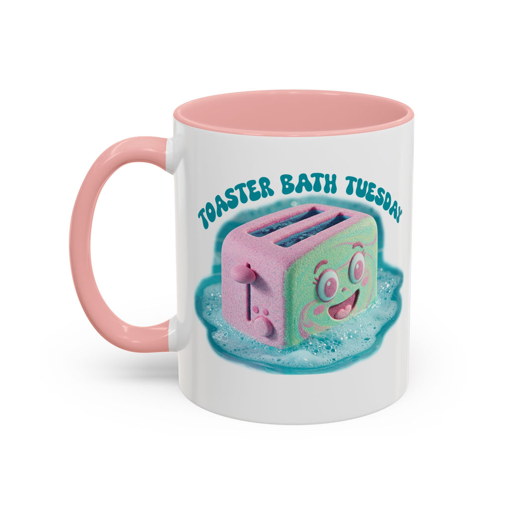 Toaster Bath Tuesday Mug - Funny Dangerous Bath Time Coffee Mug 11oz or 15oz