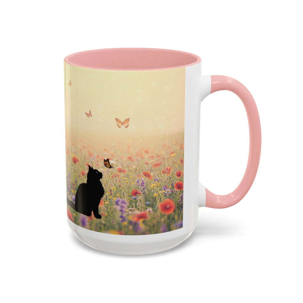 Cat Lovers Coffee Mug with Floral Design - Perfect Gift for Cat Enthusiasts - 2SB Snark Shop
