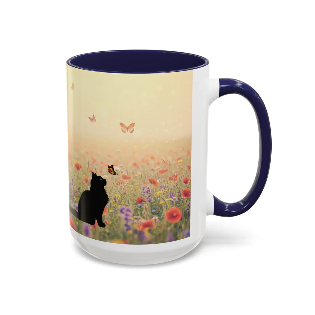 Cat Lovers Coffee Mug with Floral Design - Perfect Gift for Cat Enthusiasts - 2SB Snark Shop