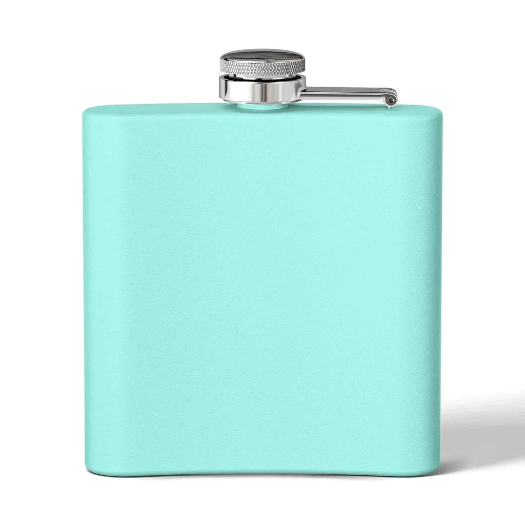 Fuck Off I'm Fishing Flask 6oz - Snarky Trout Fishing Flask - Funny Angler Gift