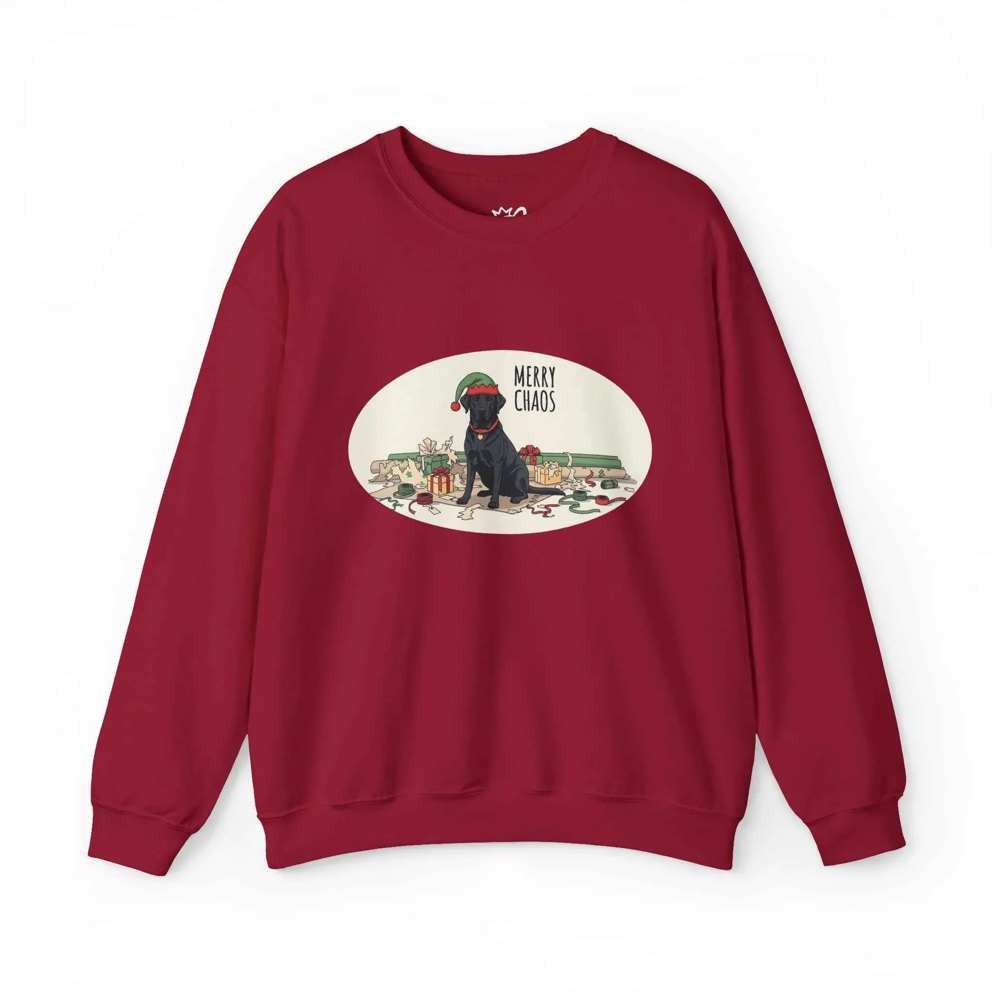 Merry Chaos Black Lab Sweatshirt - The Perfect Unisex Gift for Dog Owners - 2SB Snark Shop