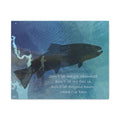 Don't Let Me Get Skunked Female Angler Canvas Print