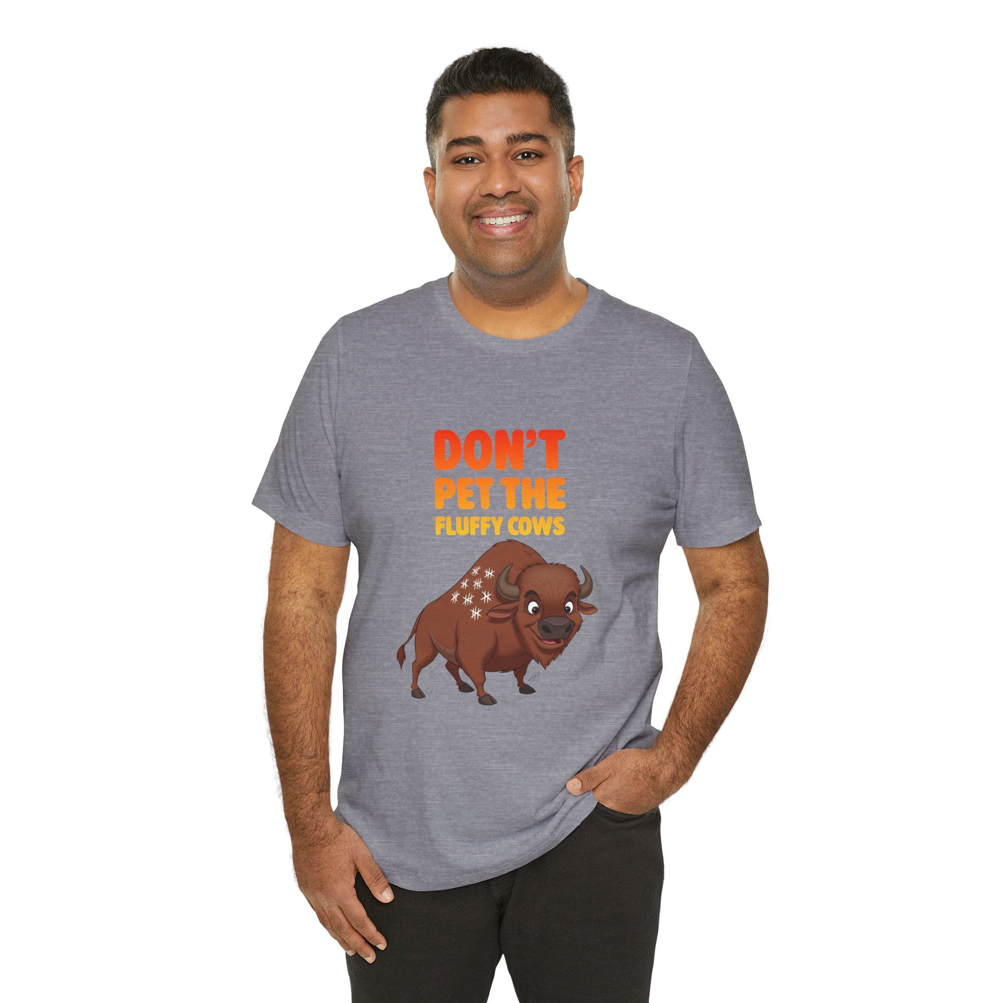 Don't Pet the Fluffy Cows T-Shirt – Funny Bison Tee