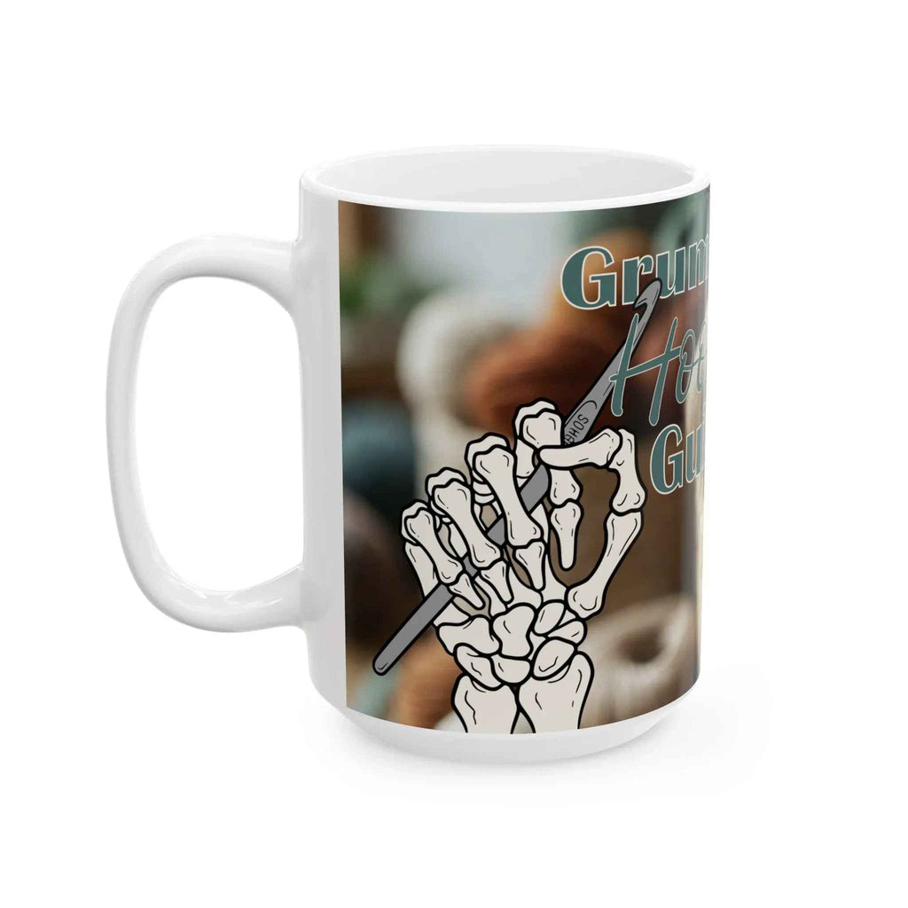 Grumpy Hookers Guild Mug - Snarky Crocheter Mug - Funny Crochet Gift (11oz, 15oz)